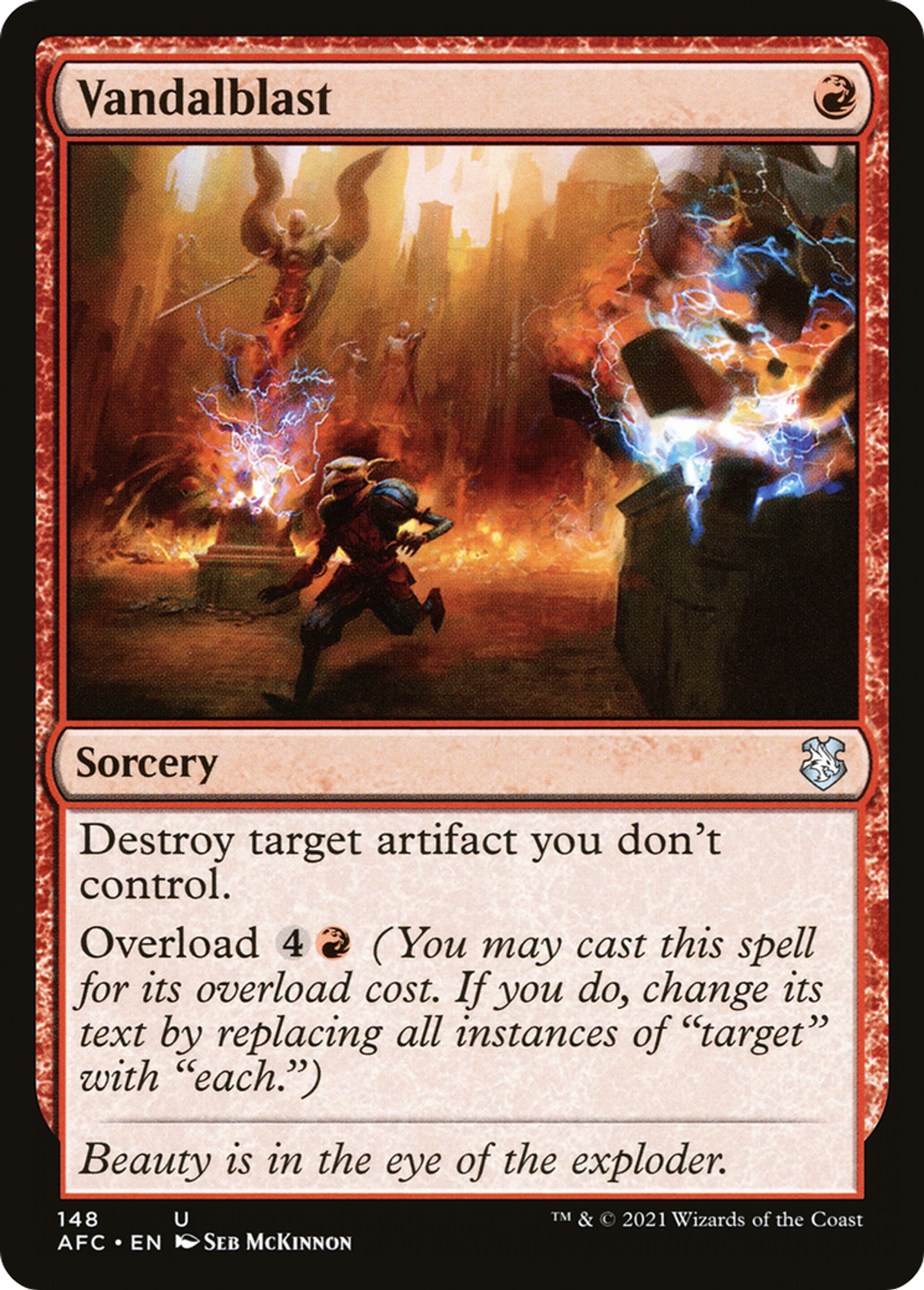 Vandalblast — Forgotten Realms Commander — Magic: The Gathering