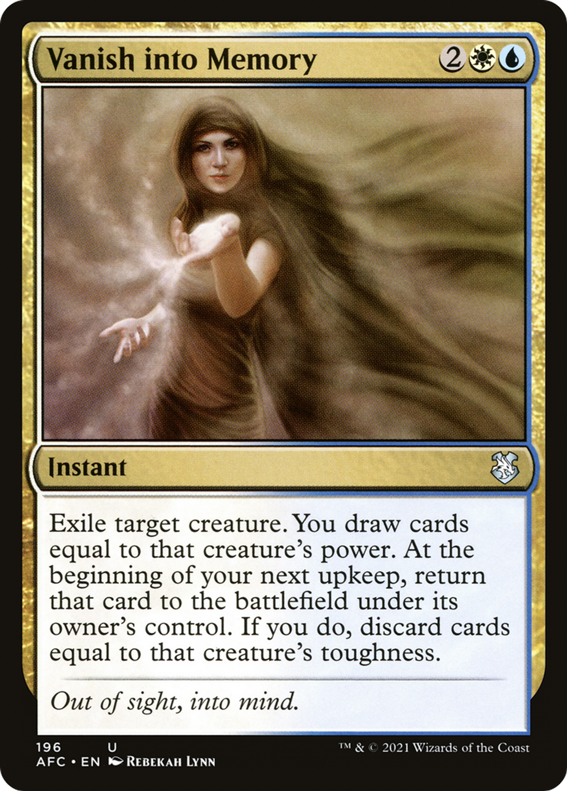 Disparition dans la mémoire — Forgotten Realms Commander — Magic: The Gathering
