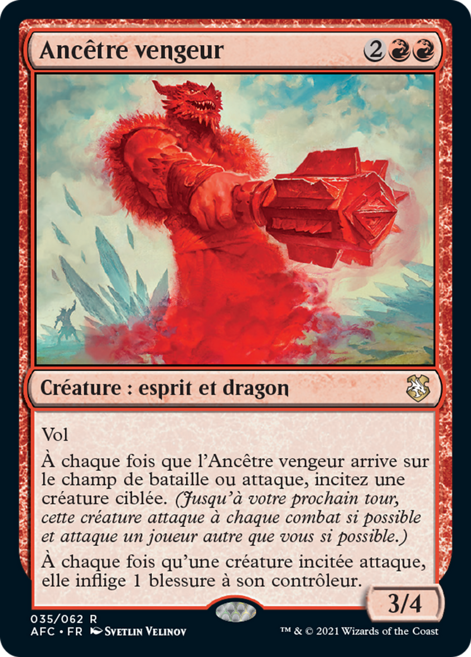 Ancêtre vengeur — Forgotten Realms Commander — Magic: The Gathering
