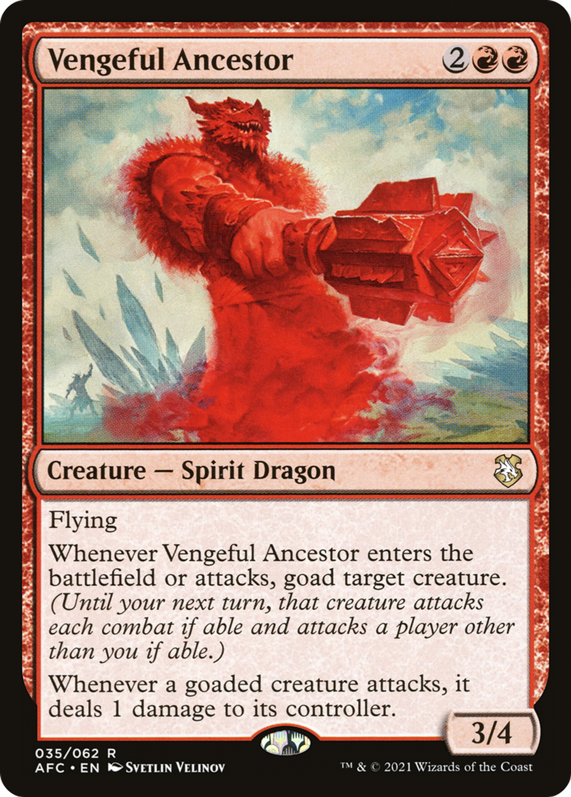 Vengeful Ancestor — Forgotten Realms Commander — Magic: The Gathering