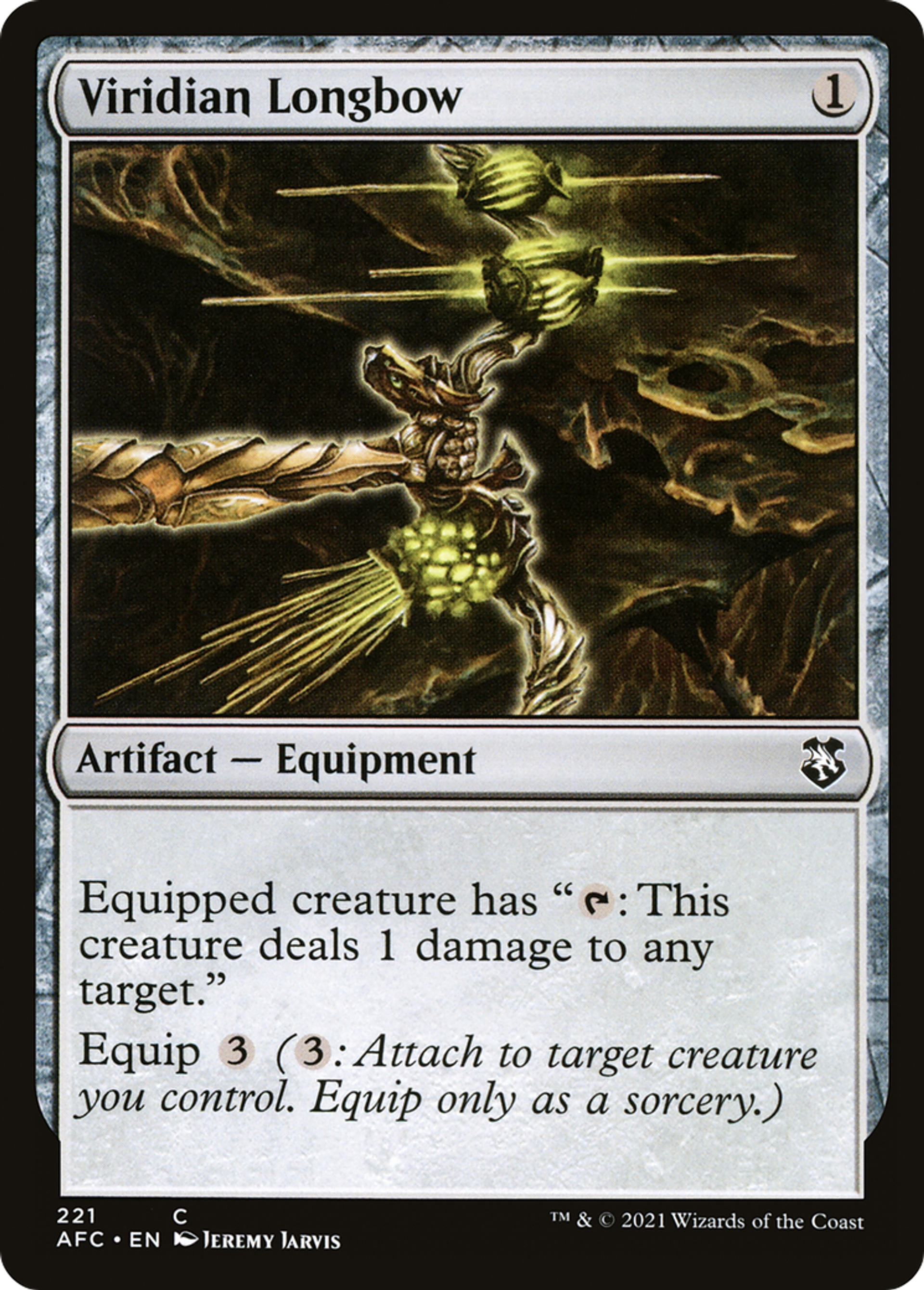 Arc long viridian — Forgotten Realms Commander — Magic: The Gathering