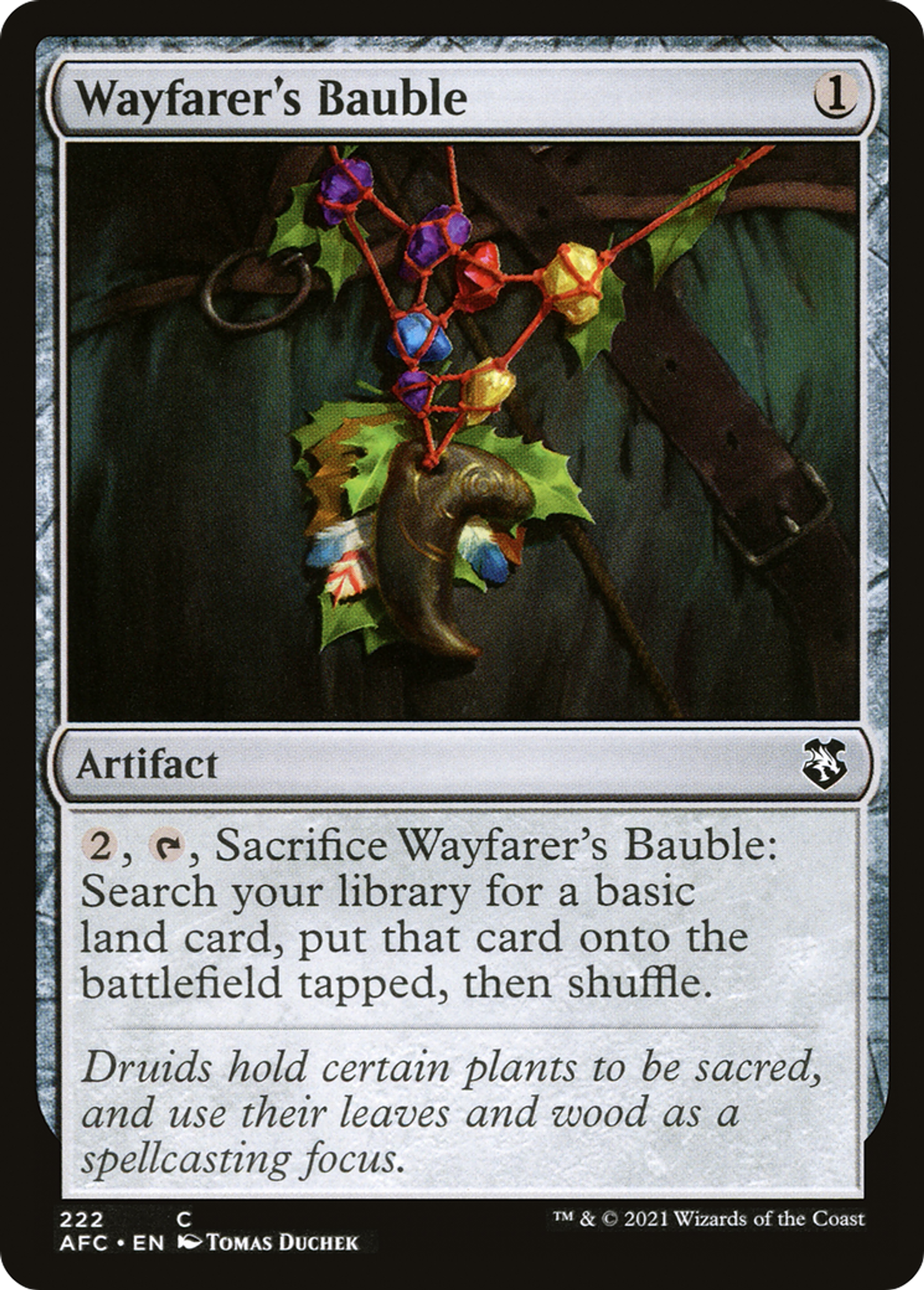 Babiole du voyageur — Forgotten Realms Commander — Magic: The Gathering