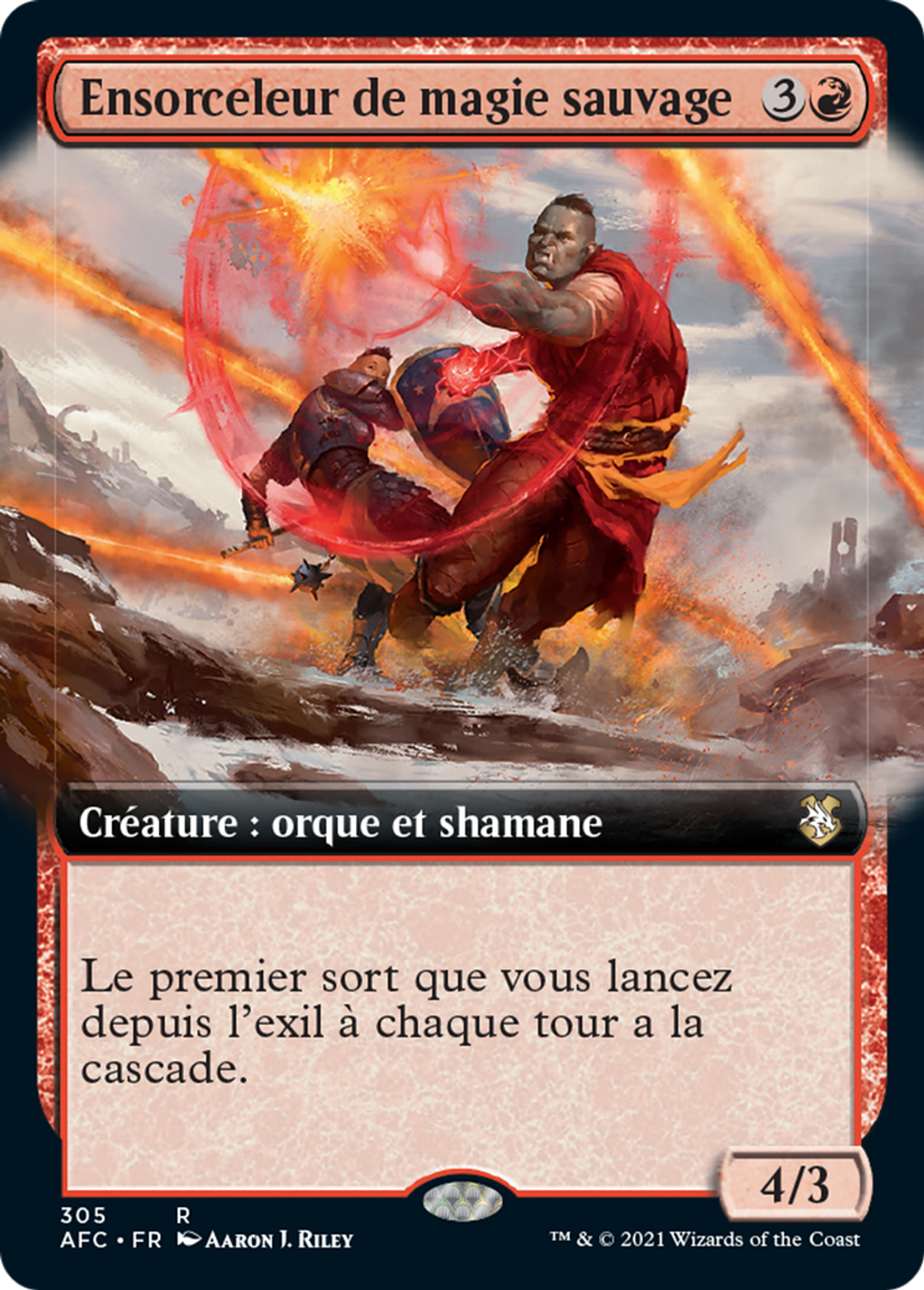 Ensorceleur de magie sauvage — Forgotten Realms Commander — Magic: The Gathering