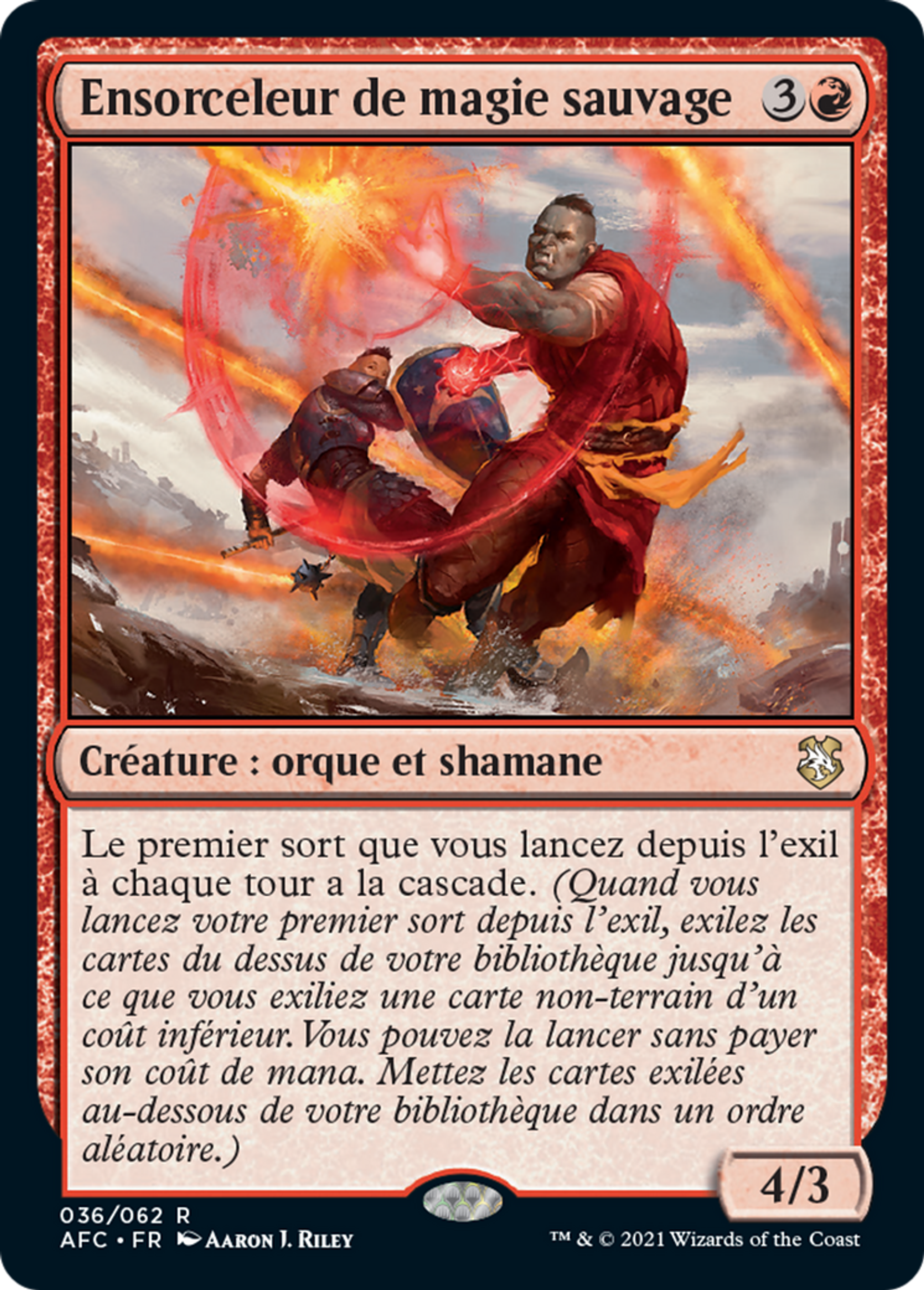 Ensorceleur de magie sauvage — Forgotten Realms Commander — Magic: The Gathering