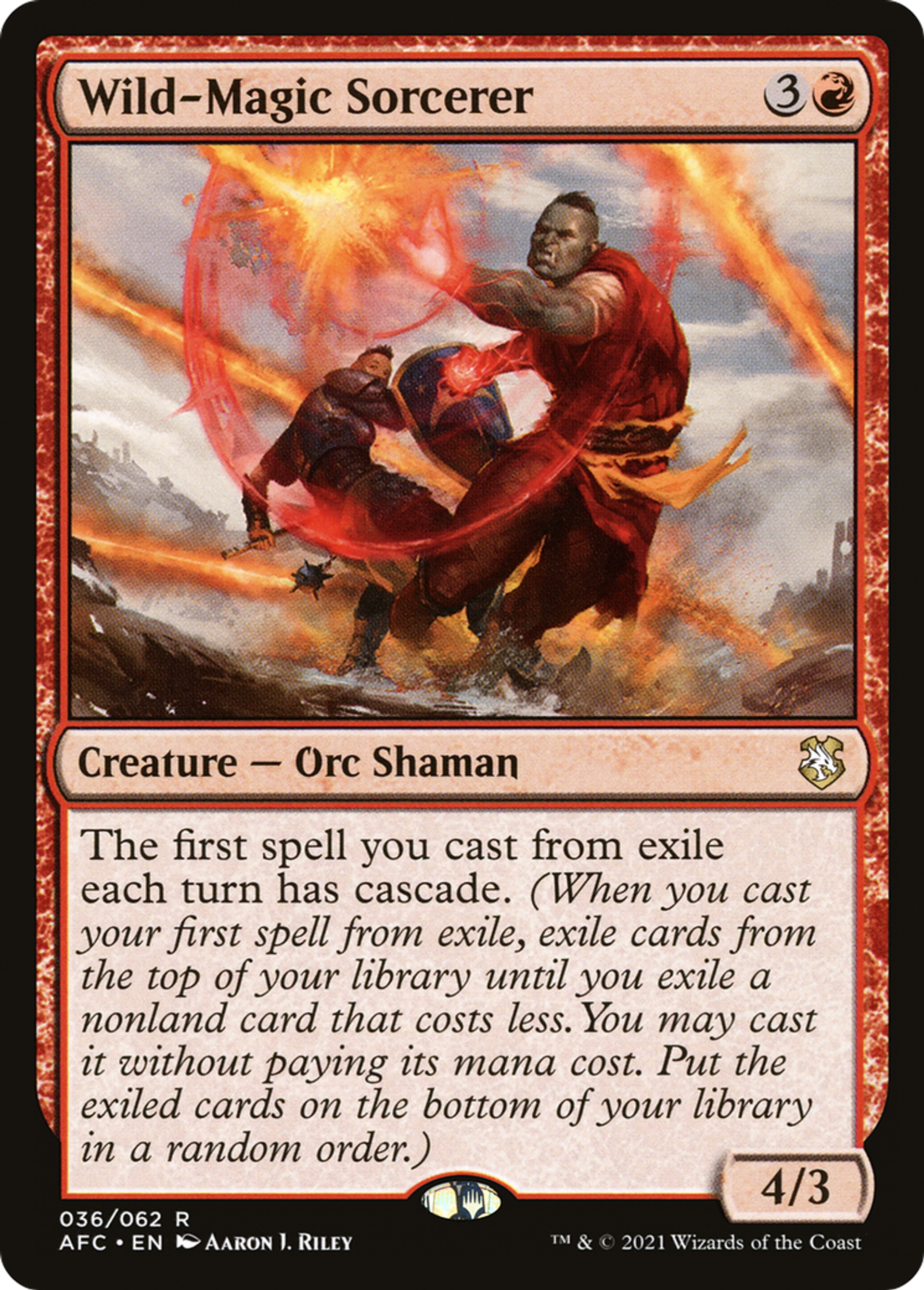 Wild-Magic Sorcerer — Forgotten Realms Commander — Magic: The Gathering