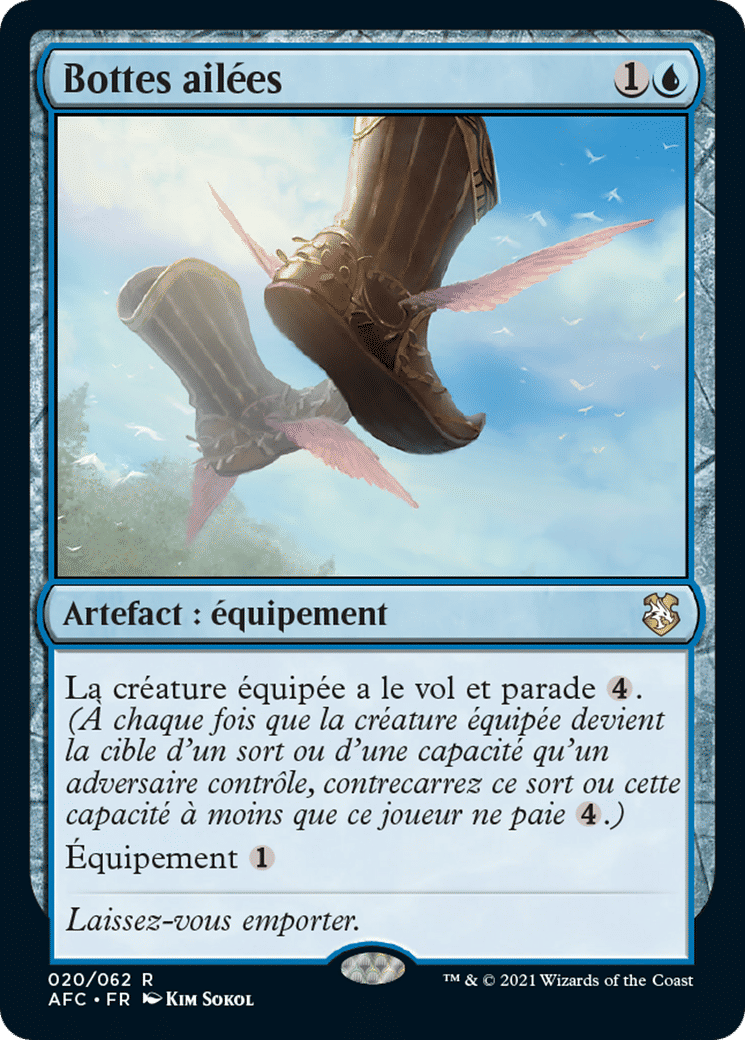 Bottes ailées — Forgotten Realms Commander — Magic: The Gathering