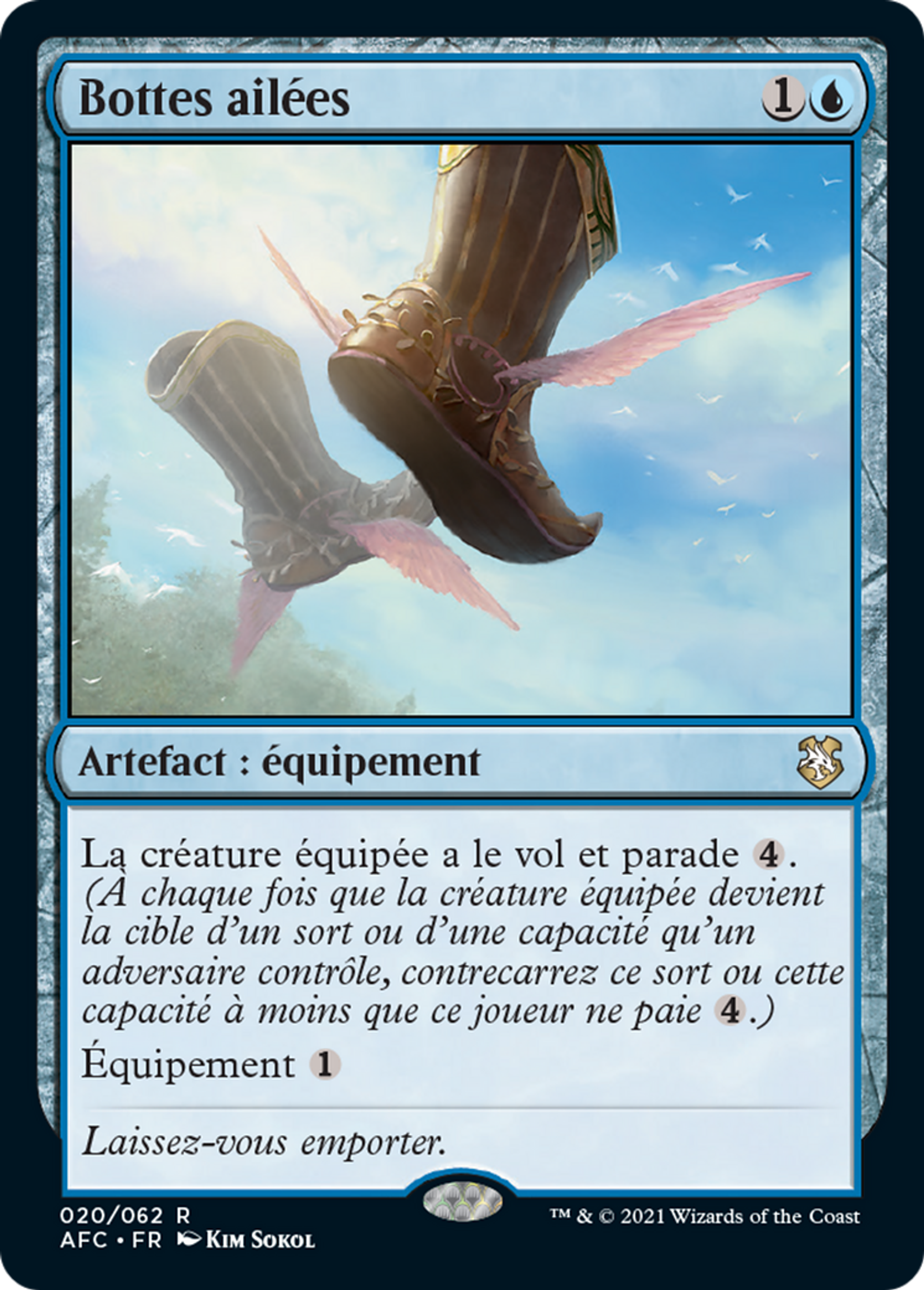 Bottes ailées — Forgotten Realms Commander — Magic: The Gathering