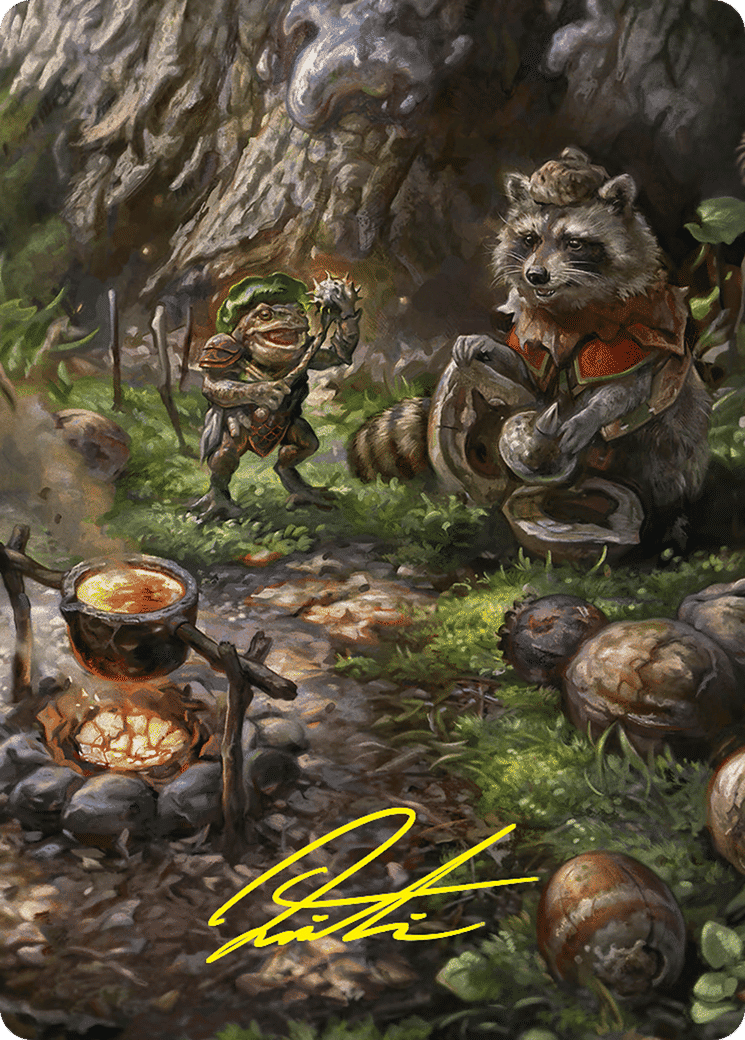 Sylvan Scavenging — Foundations Art Series — Magic: The Gathering