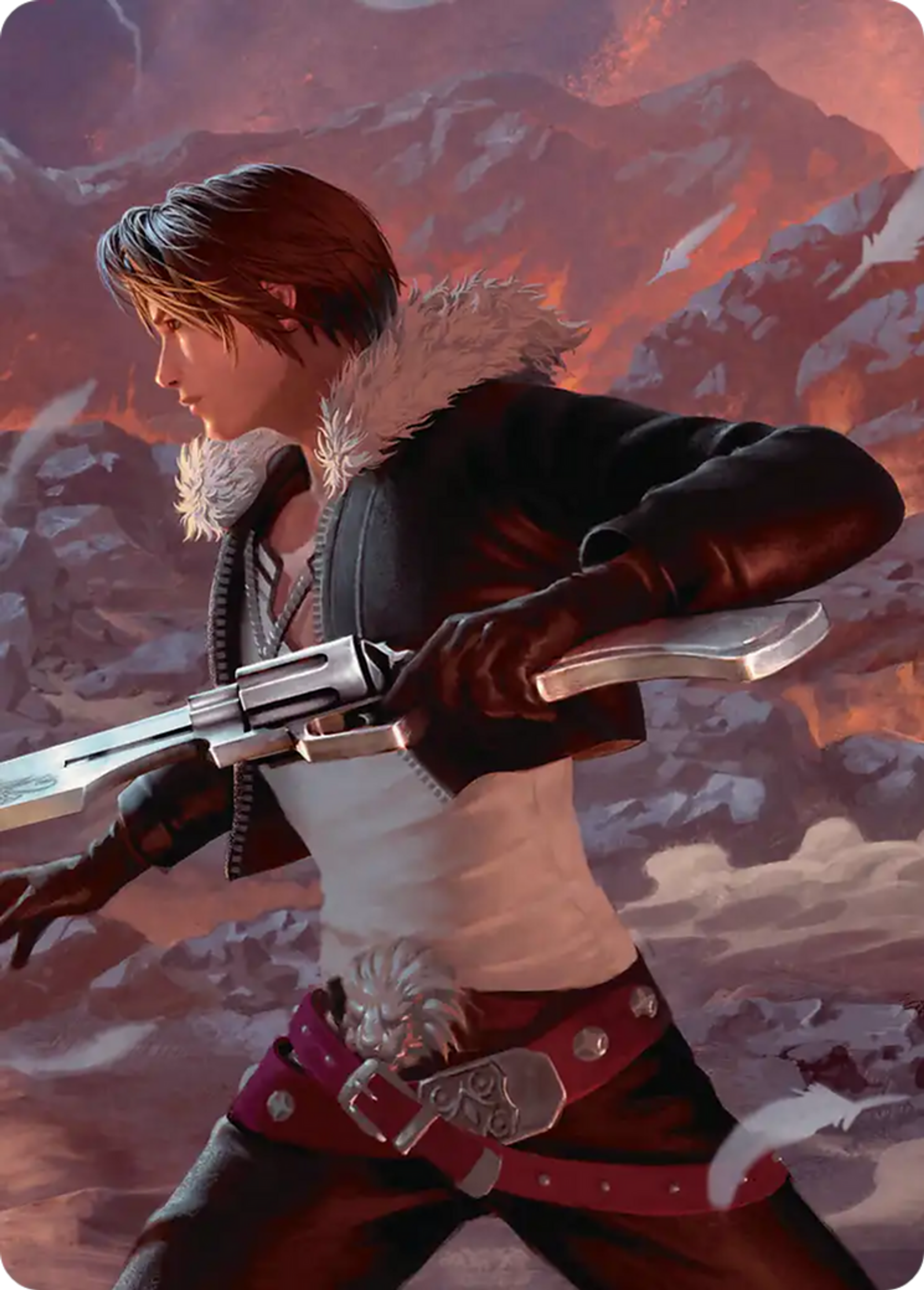 Squall, Gunblade Duelist — Final Fantasy Scene Box — Magic: The Gathering