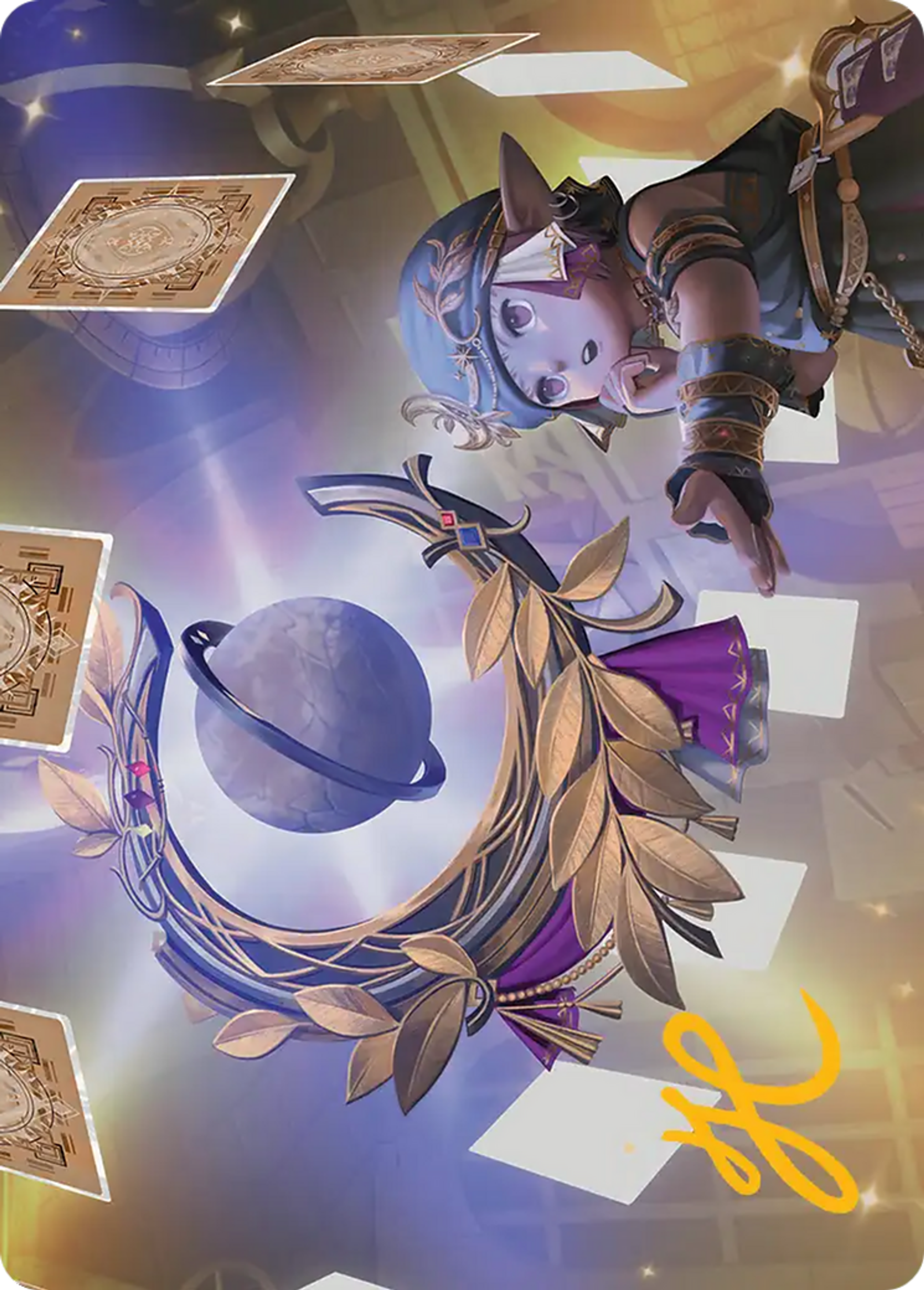 Astrologian's Planisphere — Final Fantasy Art Series — Magic: The Gathering