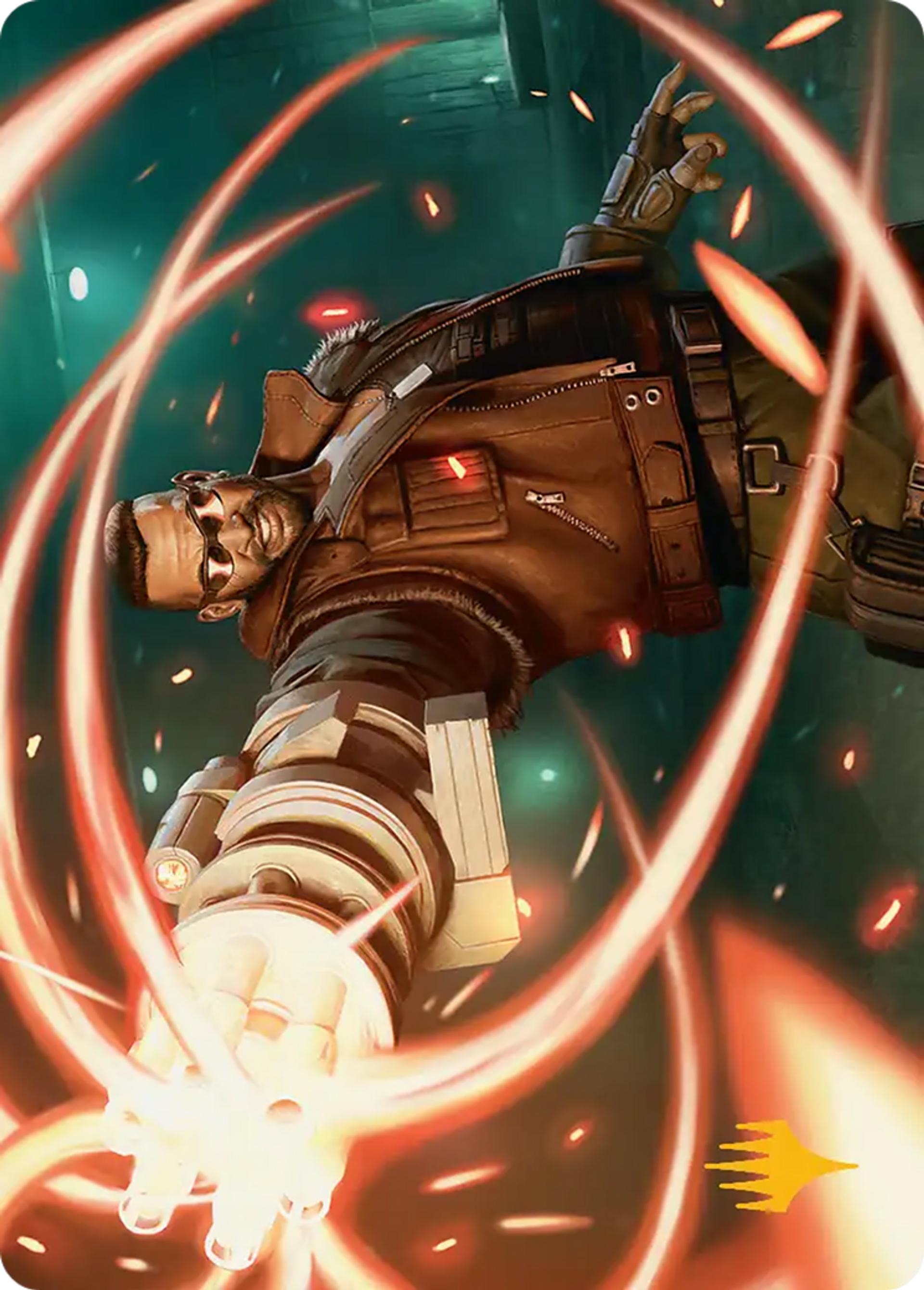 Barret Wallace — Final Fantasy Art Series — Magic: The Gathering