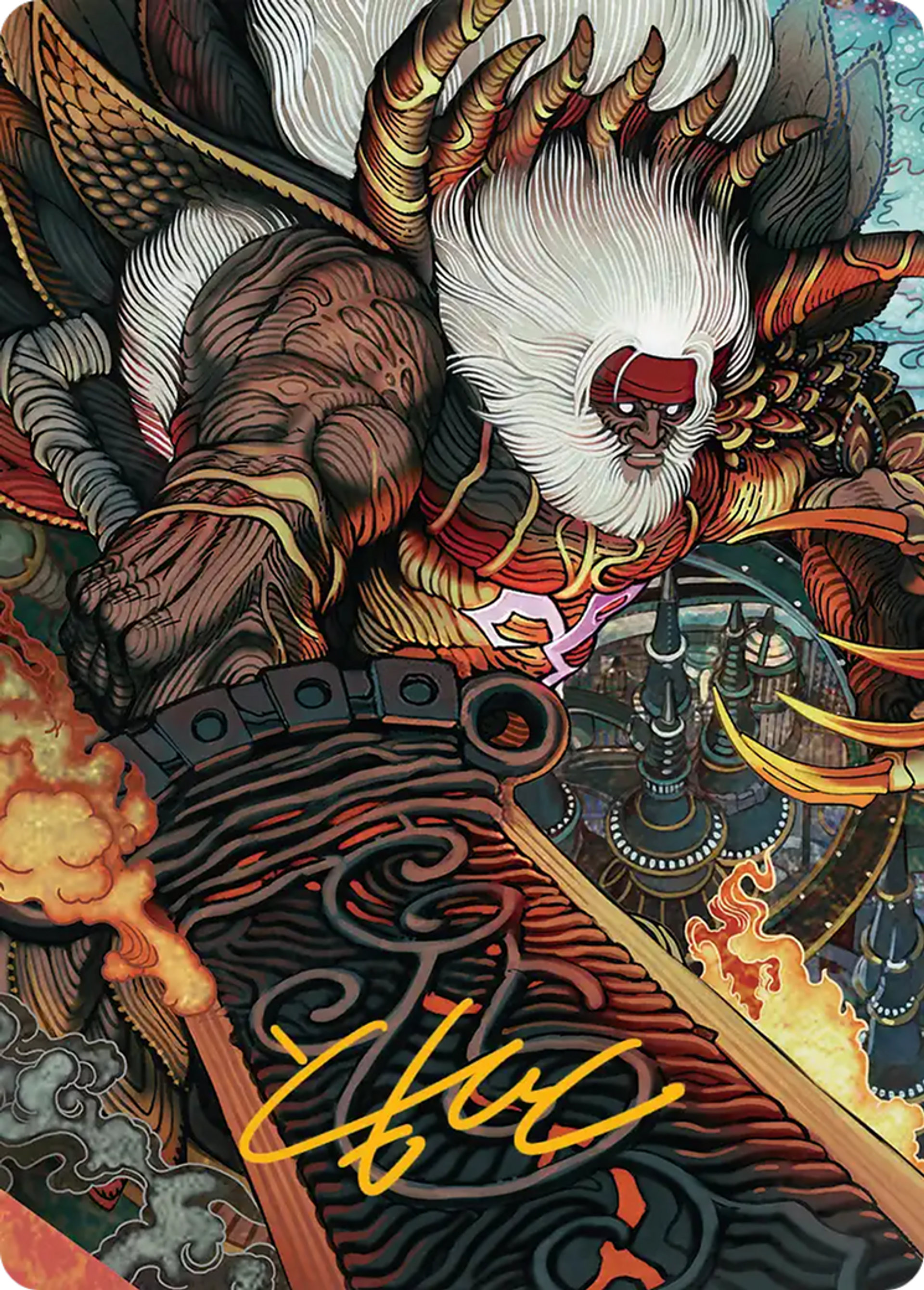 Braska's Final Aeon — Final Fantasy Art Series — Magic: The Gathering