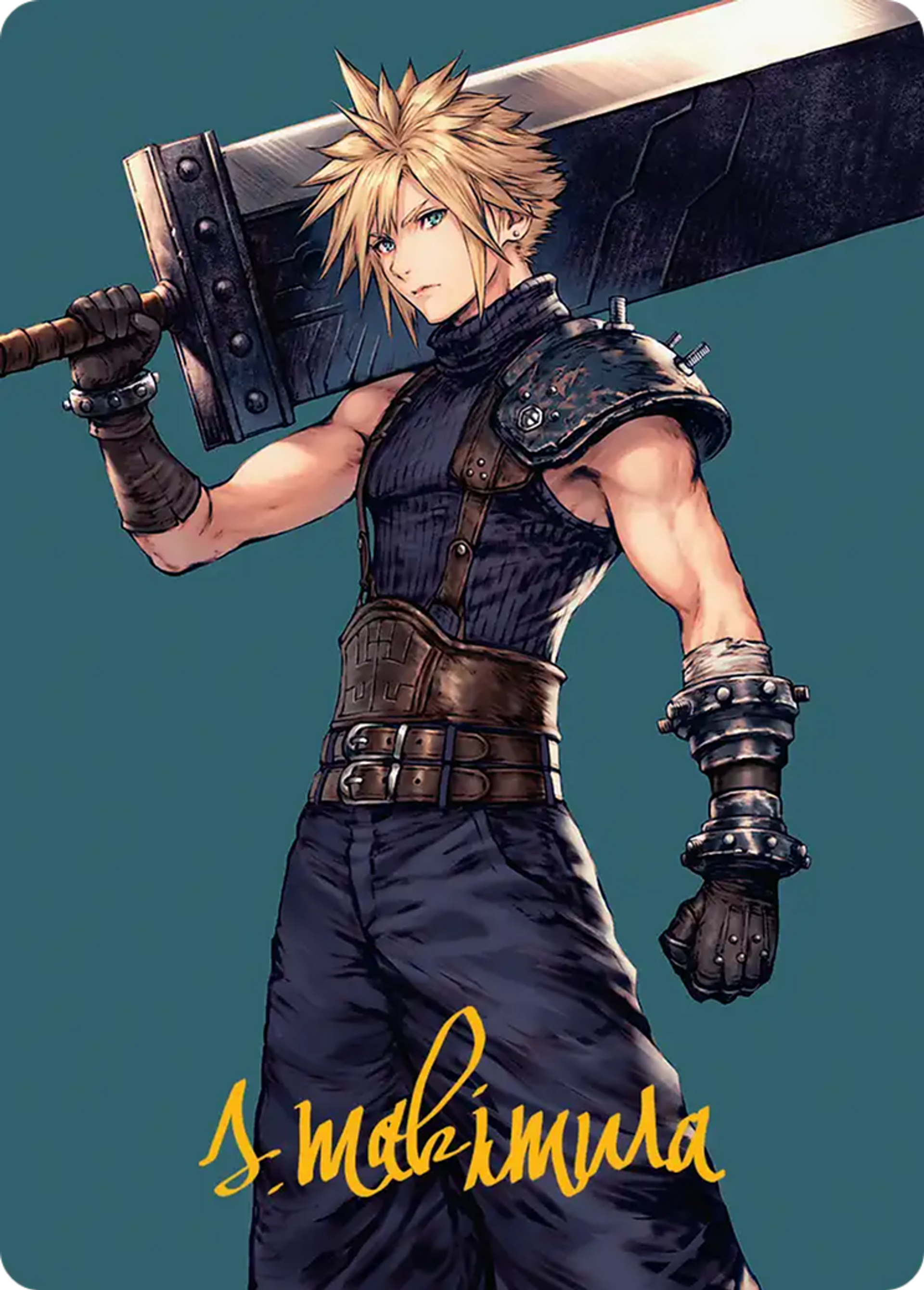 Cloud, Ex-SOLDIER — Final Fantasy Art Series — Magic: The Gathering