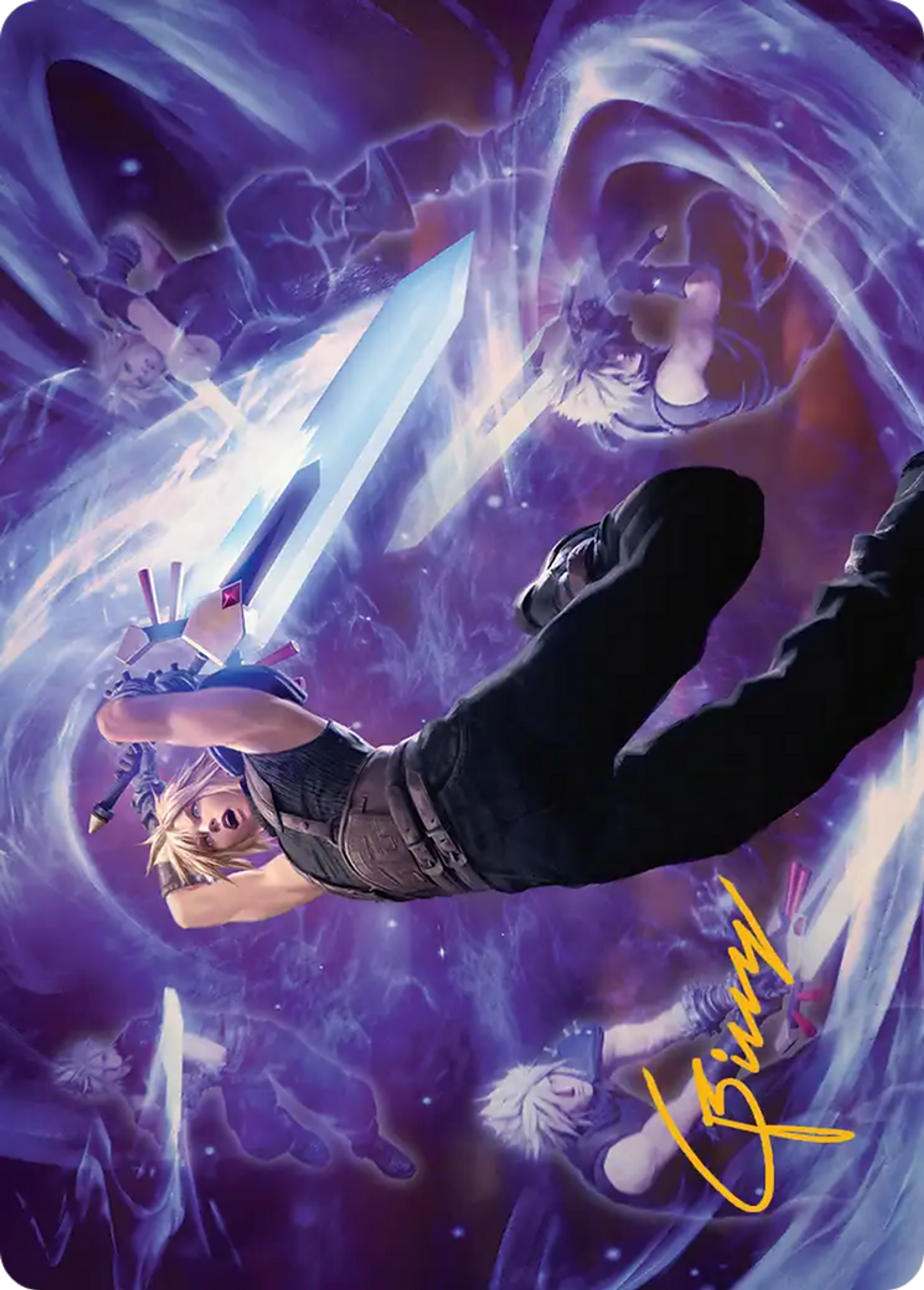Cloud's Limit Break — Final Fantasy Art Series — Magic: The Gathering