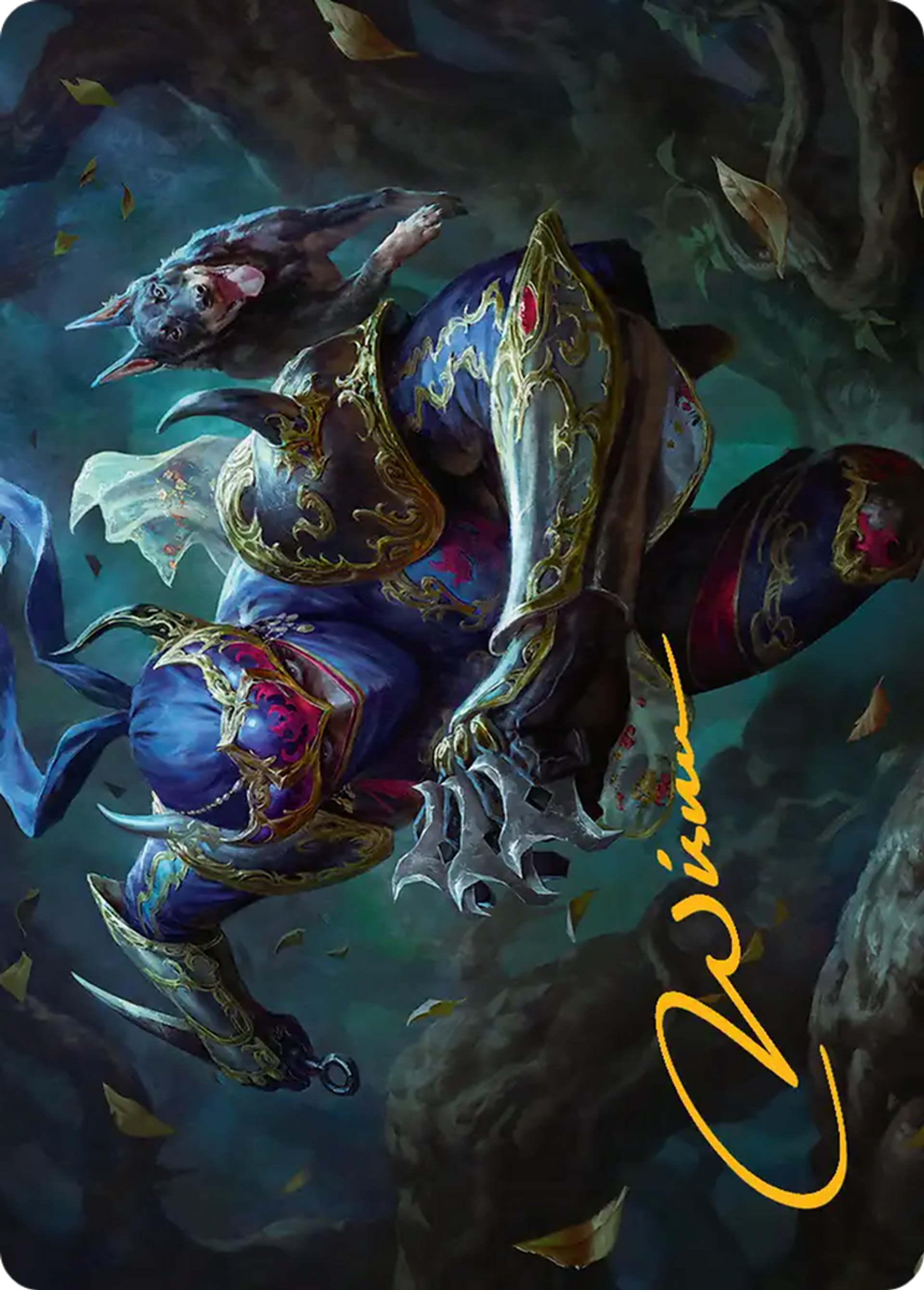 Shadow, Mysterious Assassin — Final Fantasy Art Series — Magic: The Gathering