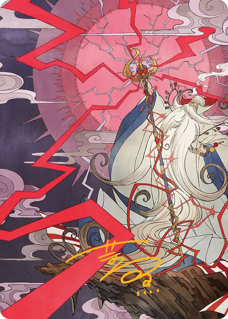 Summon: Esper Ramuh — Final Fantasy Art Series — Magic: The Gathering
