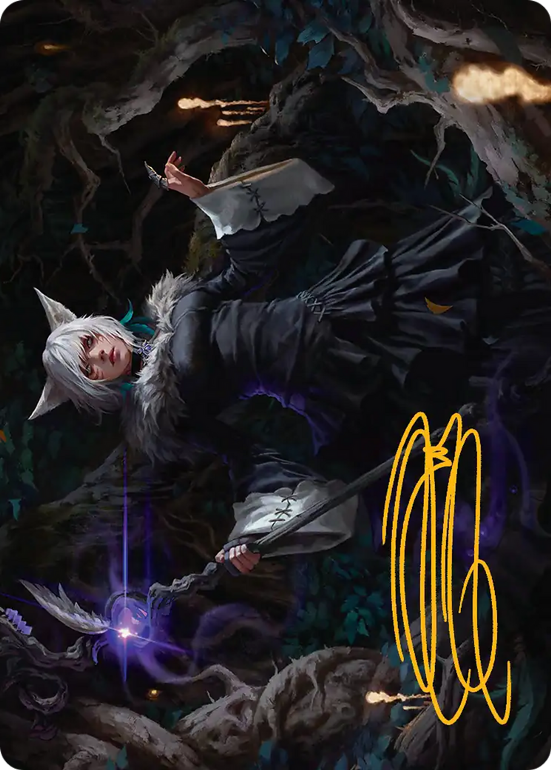Y'shtola, Night's Blessed — Final Fantasy Art Series — Magic: The Gathering