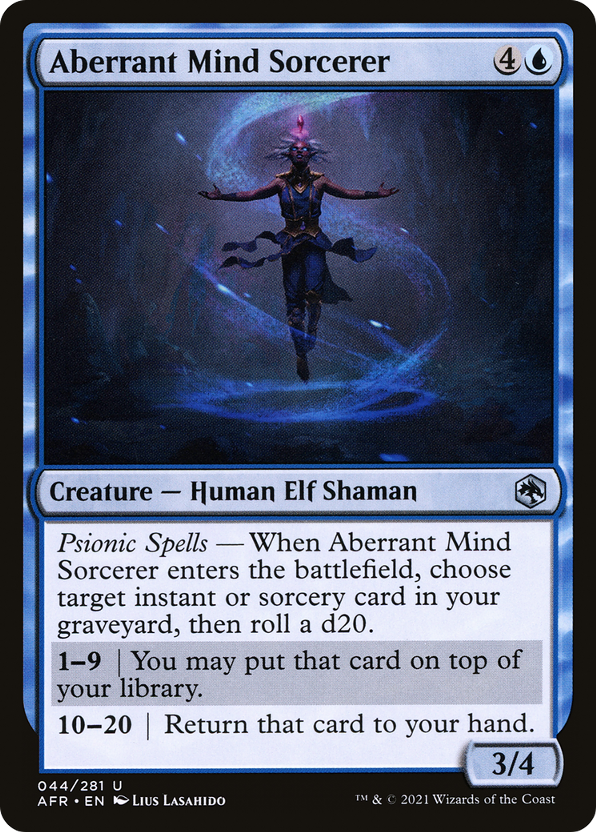 Aberrant Mind Sorcerer — Adventures in the Forgotten Realms — Magic: The Gathering