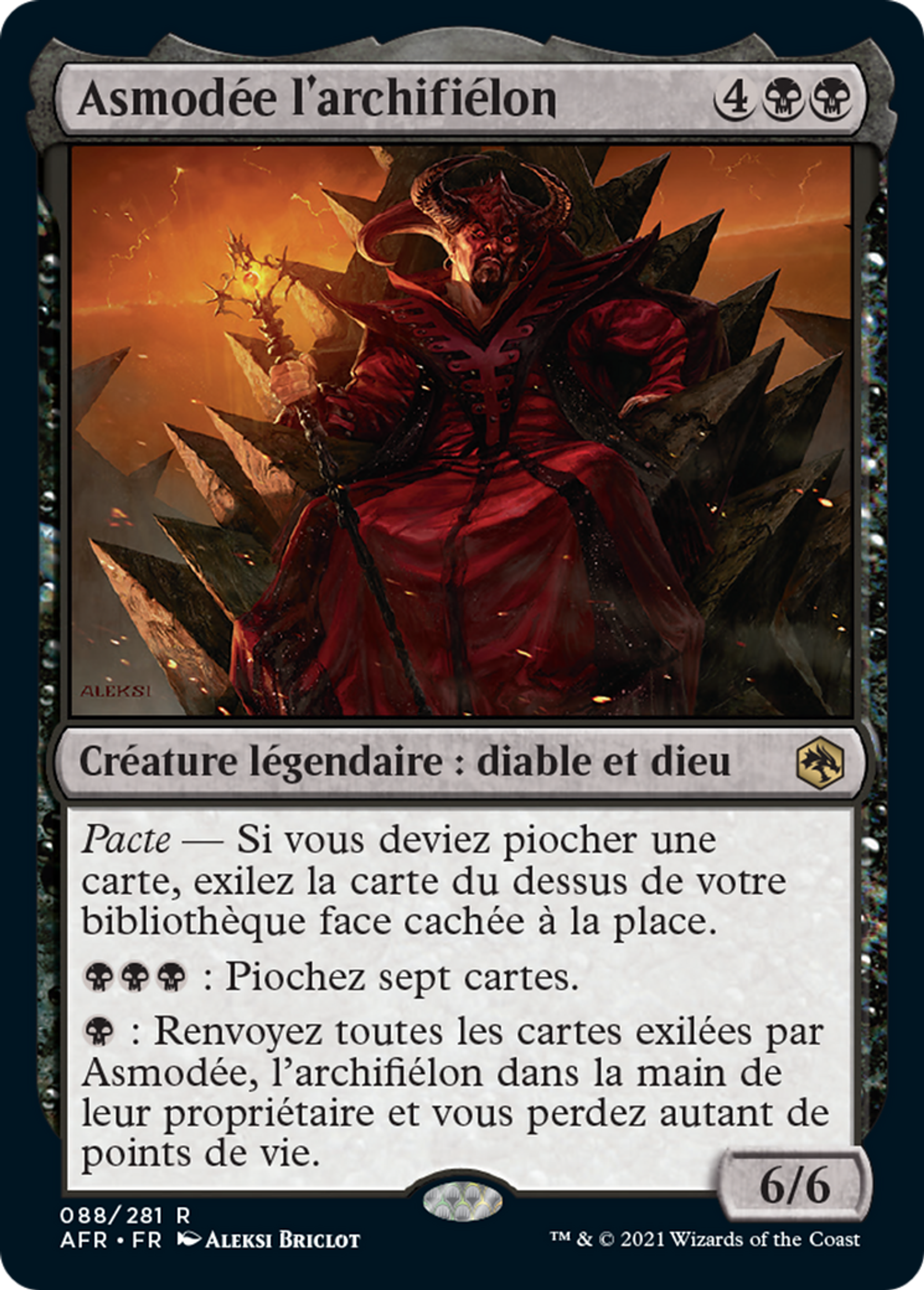 Asmodée l'archifiélon — Adventures in the Forgotten Realms — Magic: The Gathering