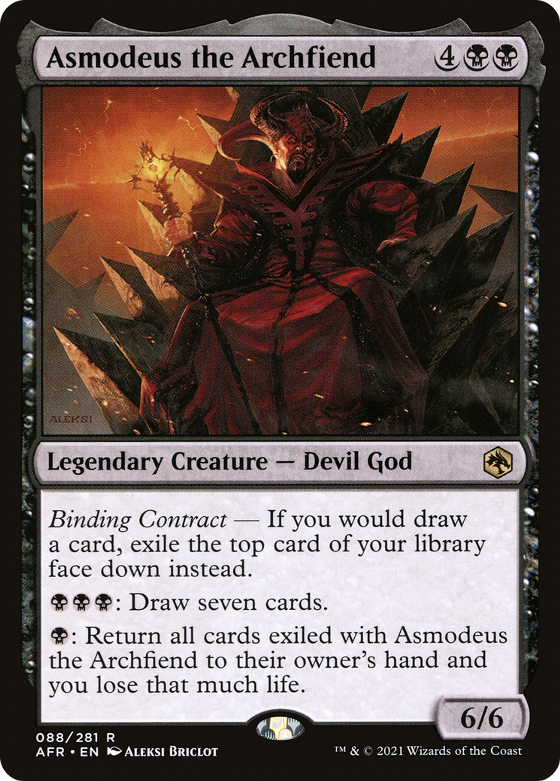 Asmodeus the Archfiend — Adventures in the Forgotten Realms — Magic: The Gathering