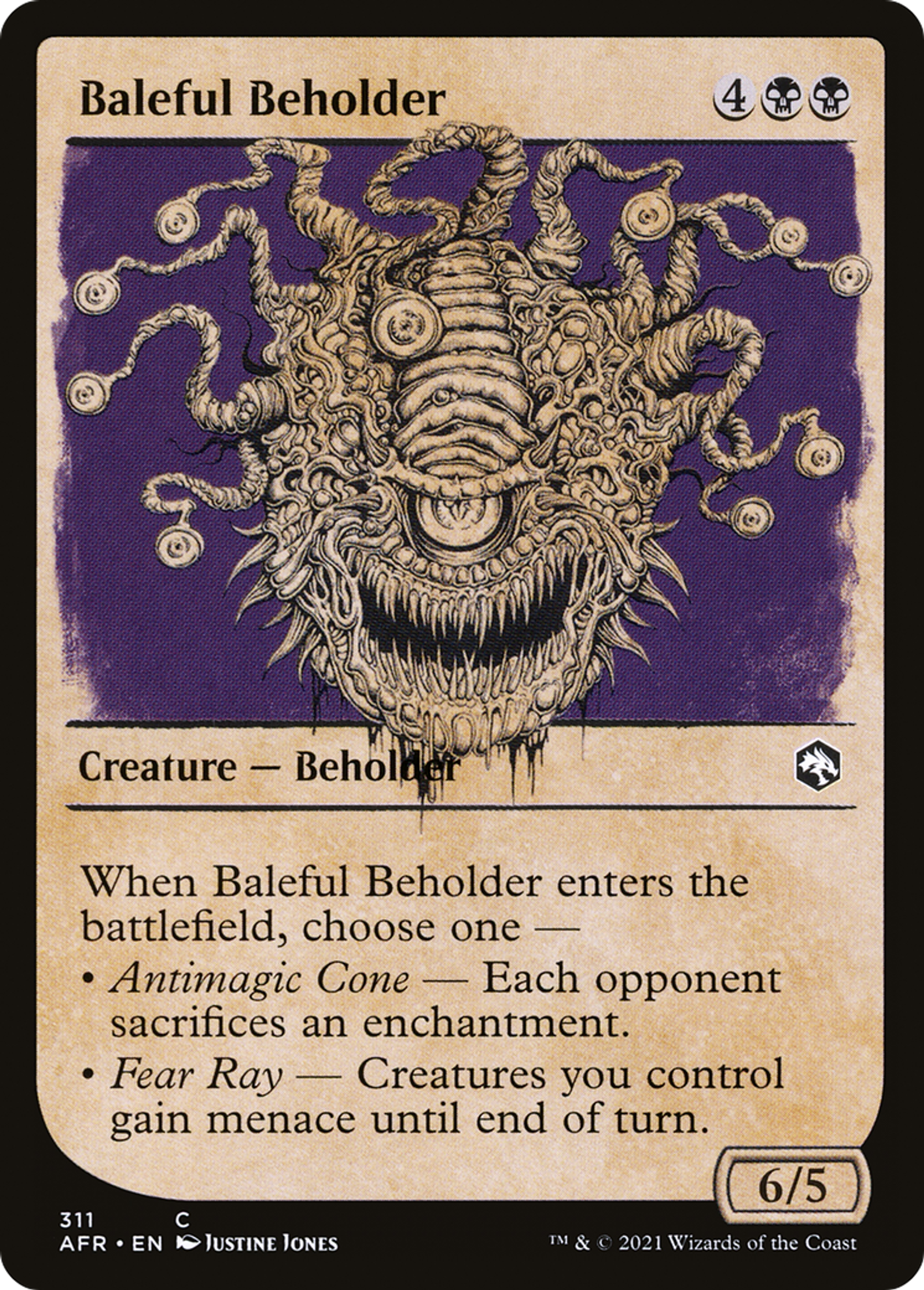 Baleful Beholder — Adventures in the Forgotten Realms — Magic: The Gathering