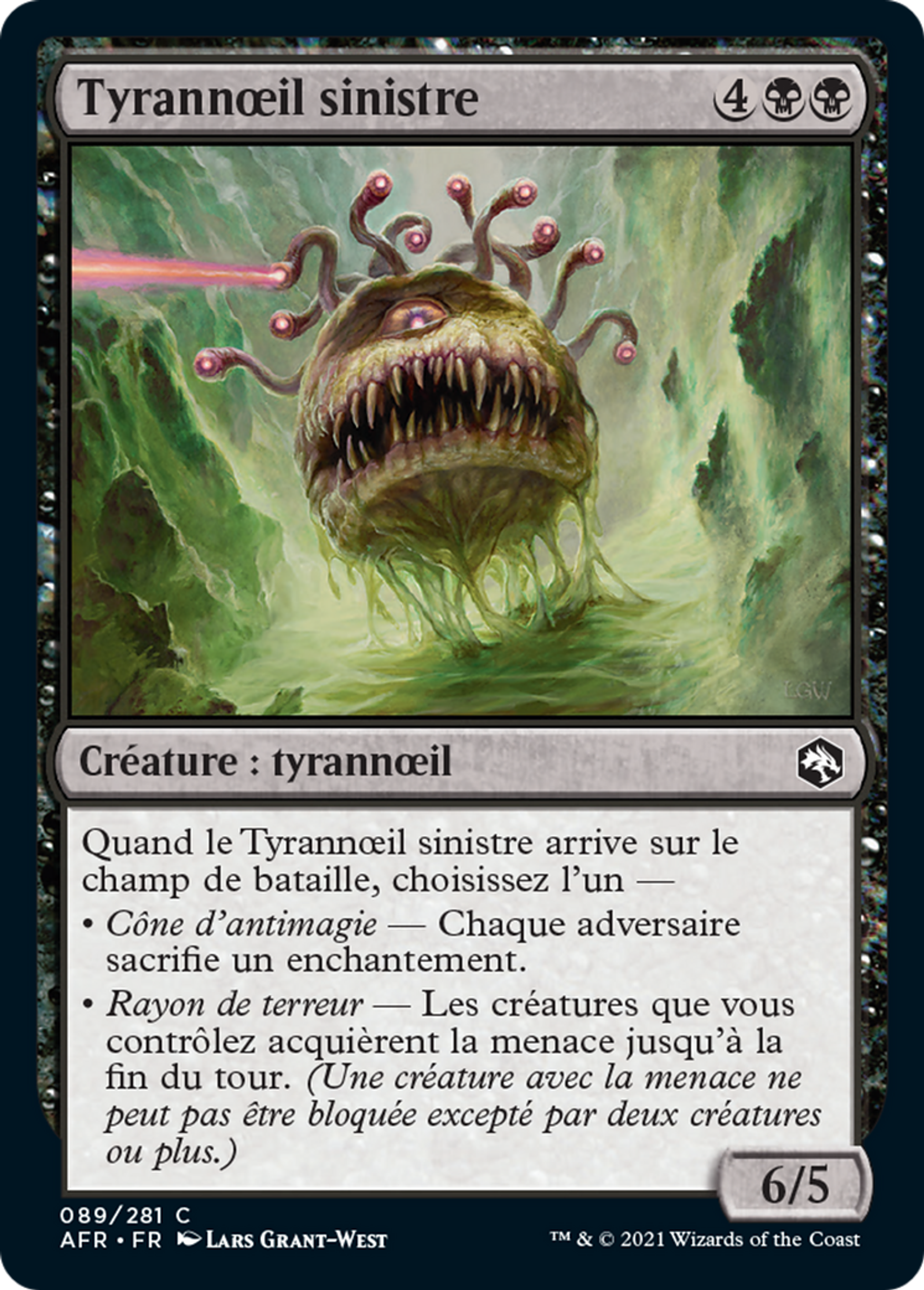 Tyrannœil sinistre — Adventures in the Forgotten Realms — Magic: The Gathering