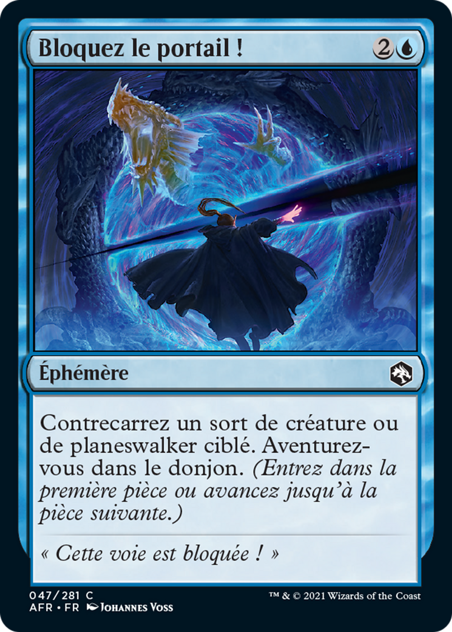Bloquez le portail ! — Adventures in the Forgotten Realms — Magic: The Gathering