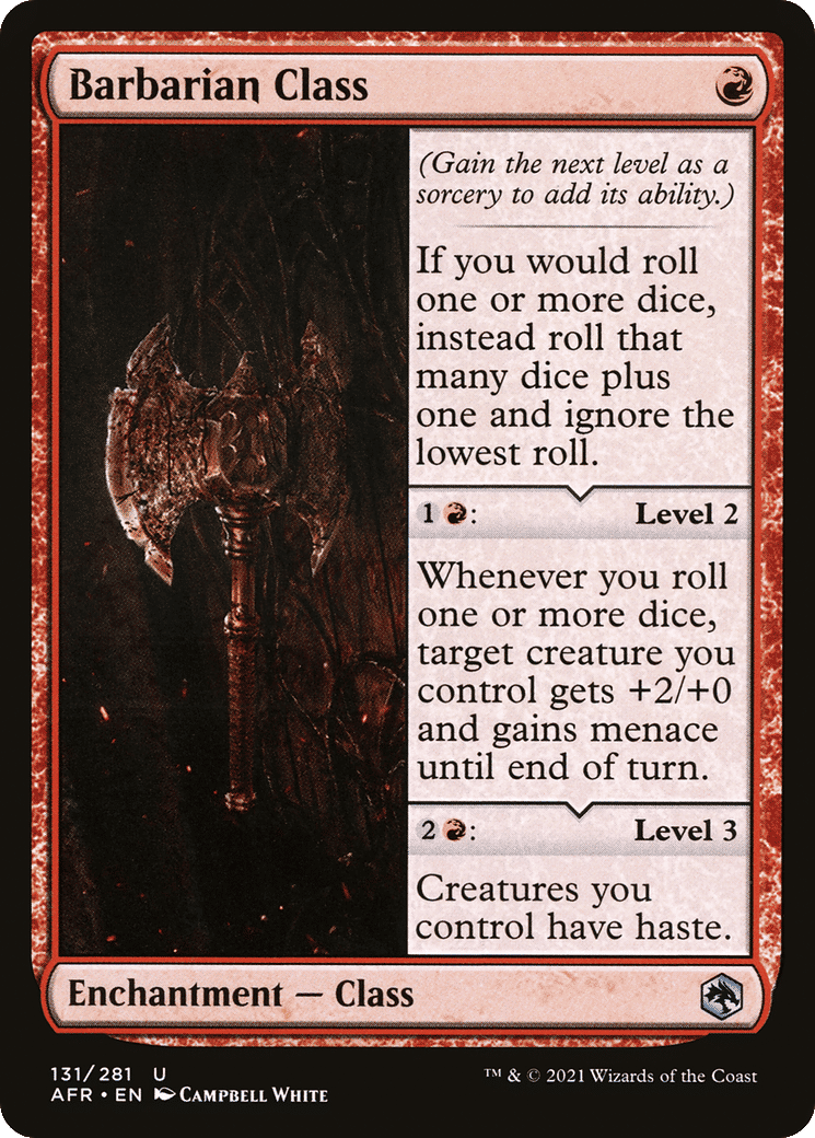 Barbarian Class — Adventures in the Forgotten Realms — Magic: The Gathering