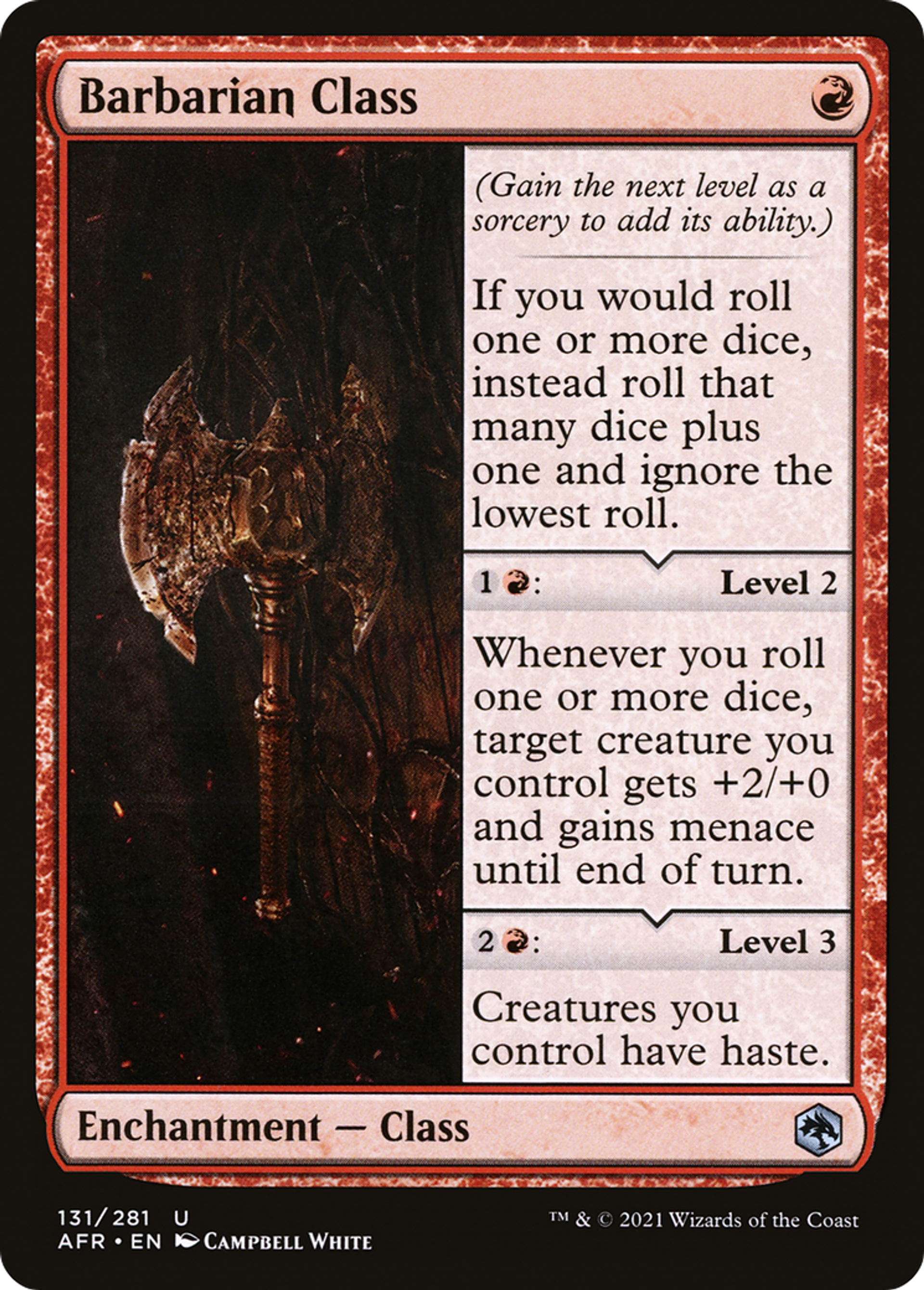 Classe : barbare — Adventures in the Forgotten Realms — Magic: The Gathering