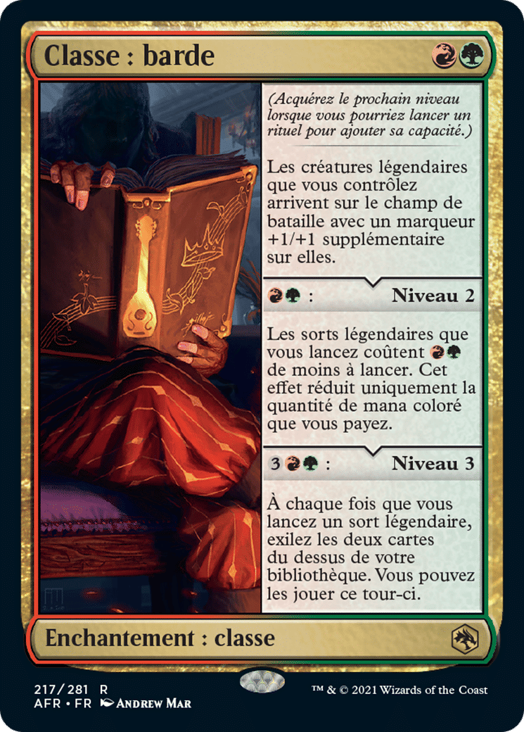 Classe : barde — Adventures in the Forgotten Realms — Magic: The Gathering