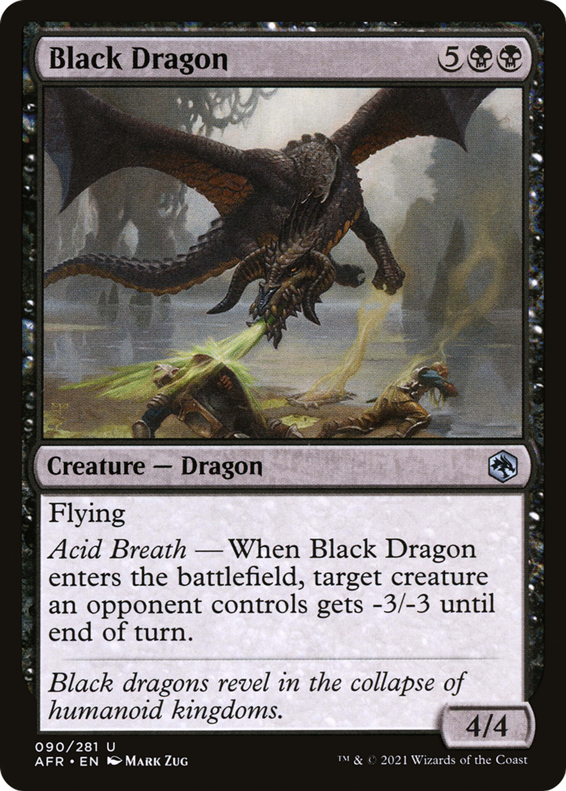 Black Dragon — Adventures in the Forgotten Realms — Magic: The Gathering