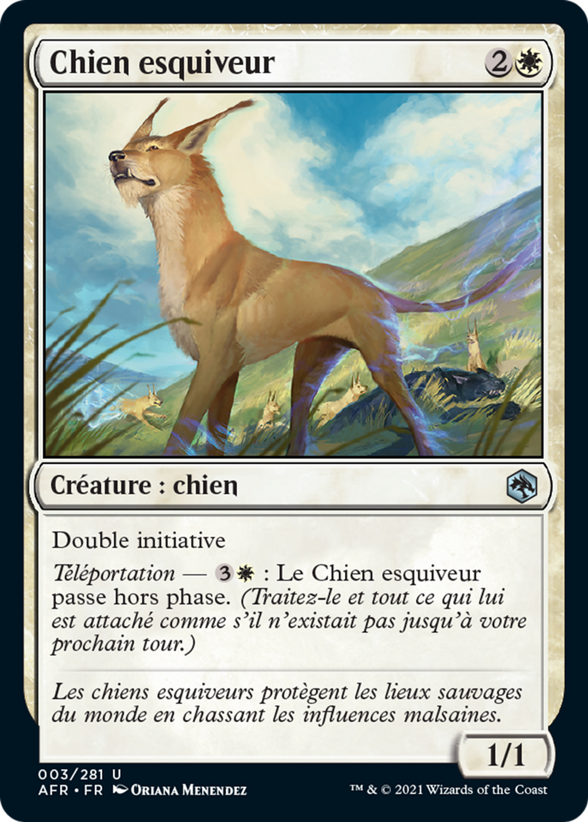 Chien esquiveur — Adventures in the Forgotten Realms — Magic: The Gathering