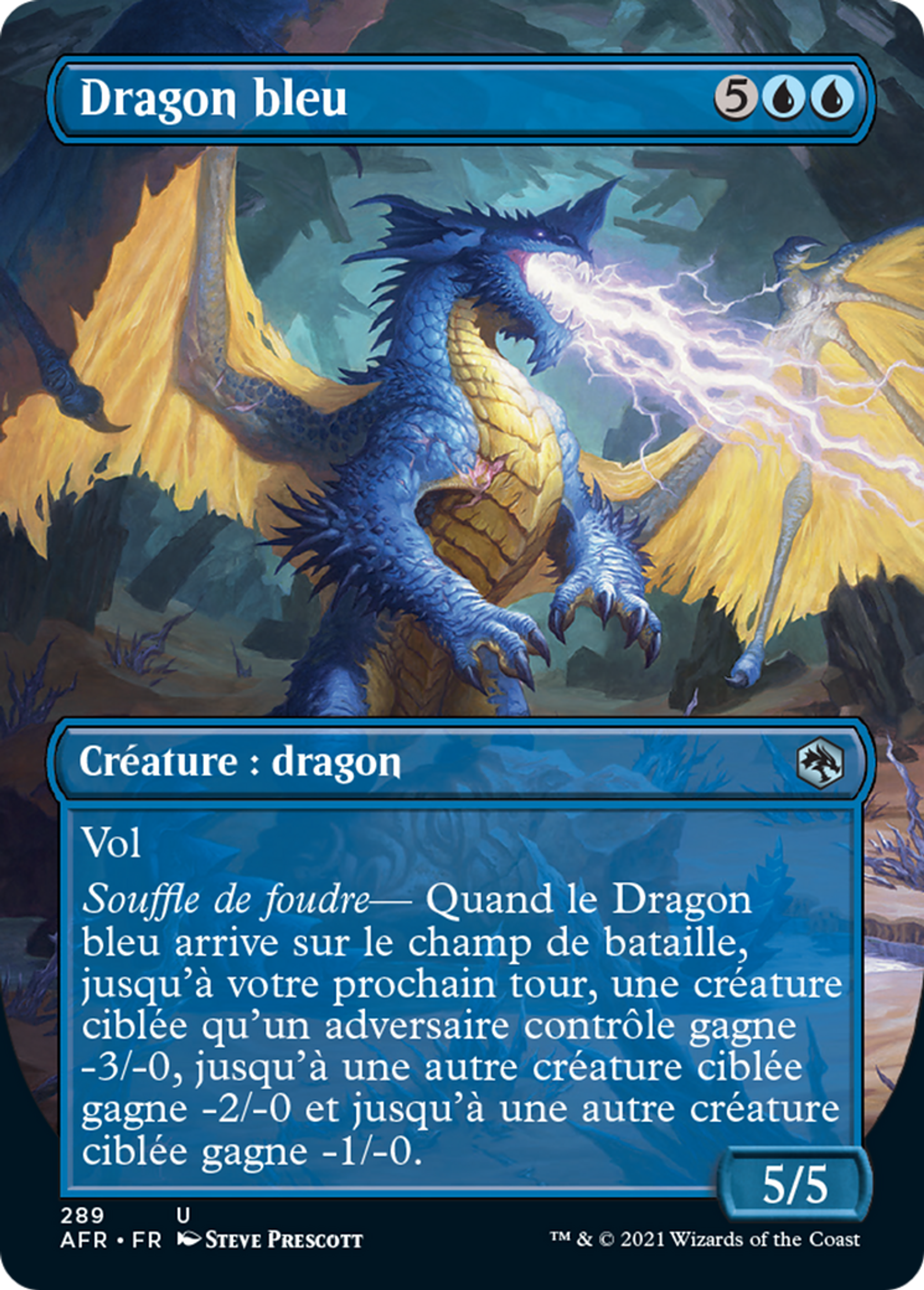 Dragon bleu — Adventures in the Forgotten Realms — Magic: The Gathering