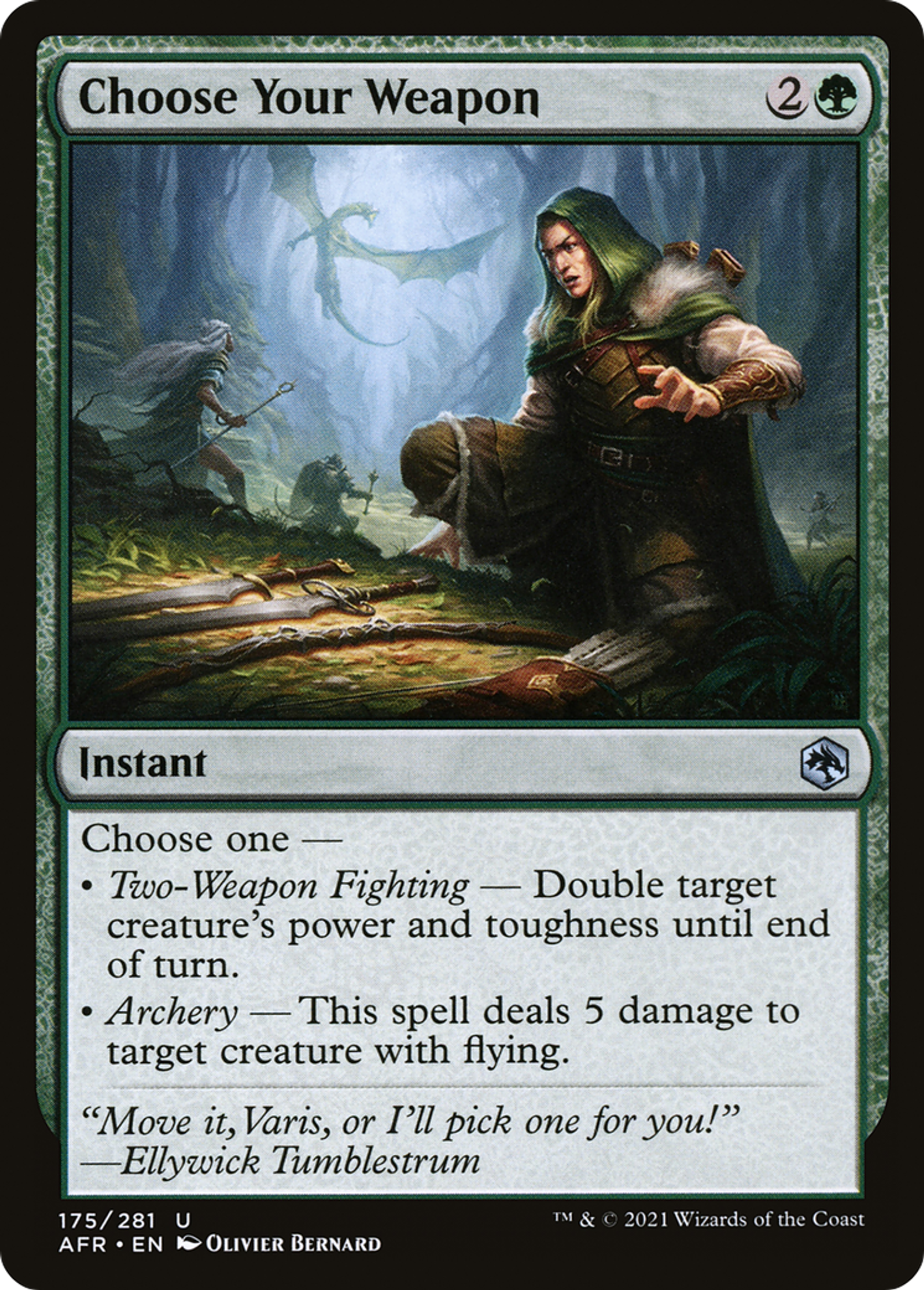 Choose Your Weapon — Adventures in the Forgotten Realms — Magic: The Gathering