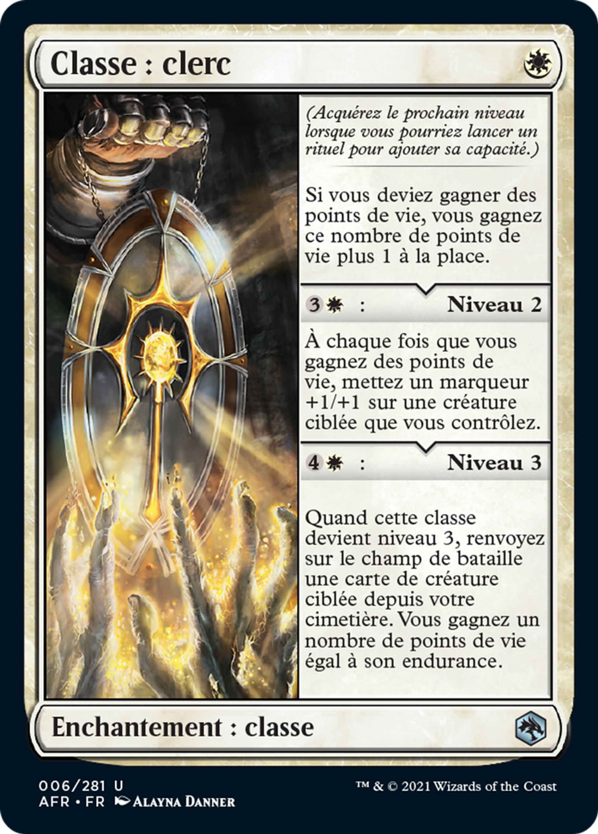 Classe : clerc — Adventures in the Forgotten Realms — Magic: The Gathering