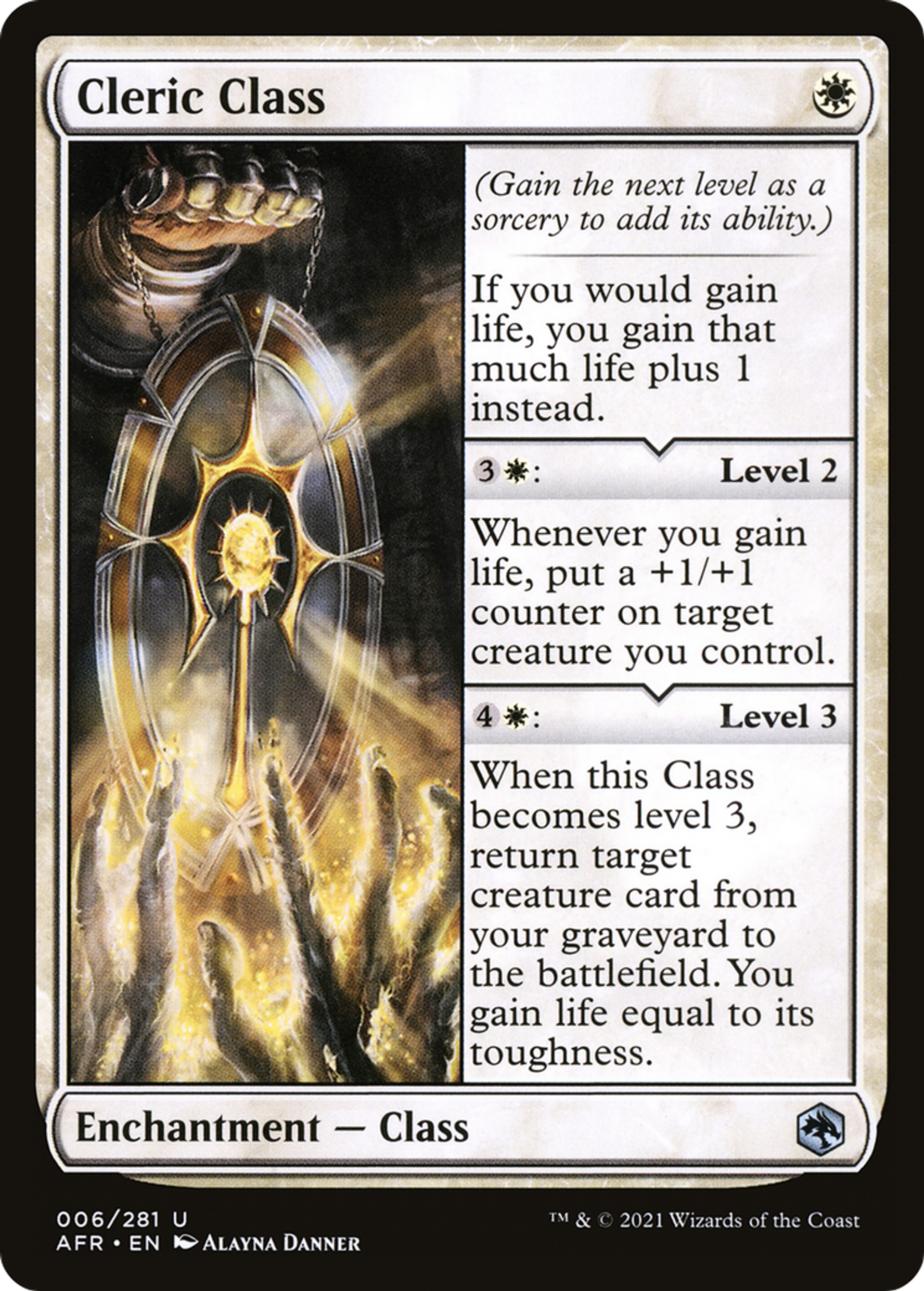 Cleric Class — Adventures in the Forgotten Realms — Magic: The Gathering