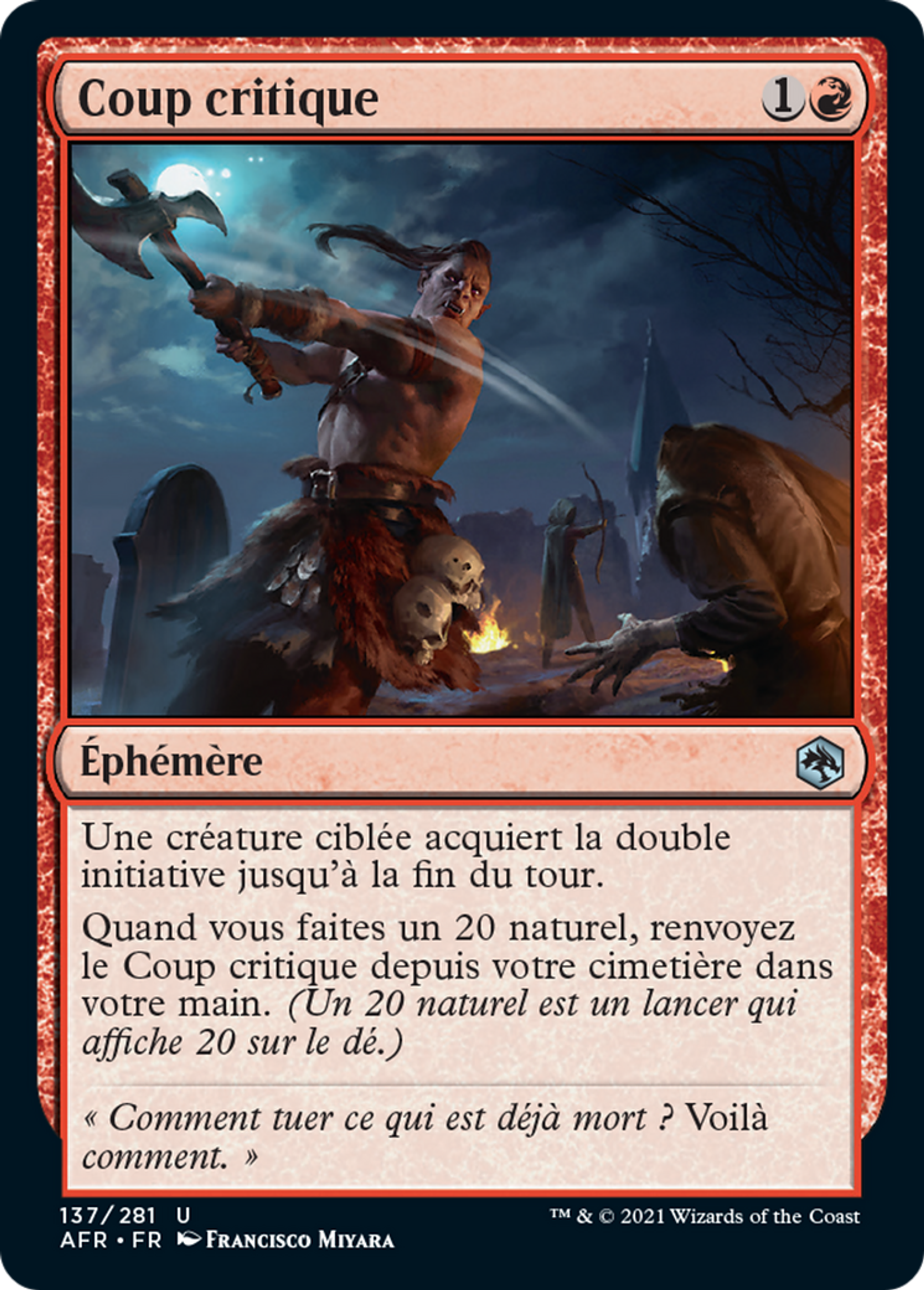 Coup critique — Adventures in the Forgotten Realms — Magic: The Gathering