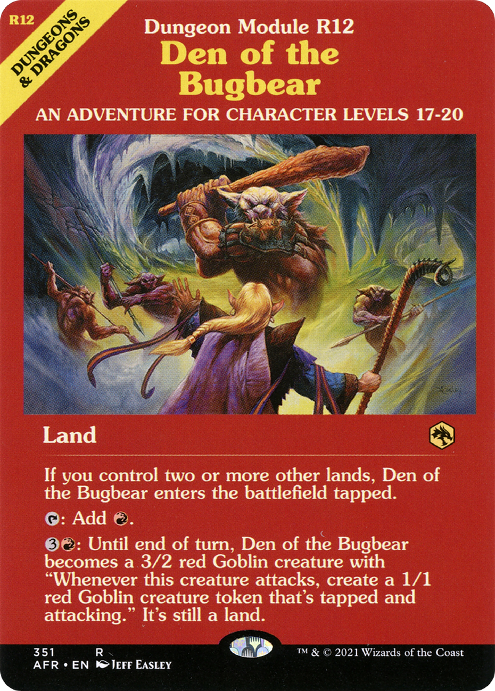 Den of the Bugbear — Adventures in the Forgotten Realms — Magic: The Gathering