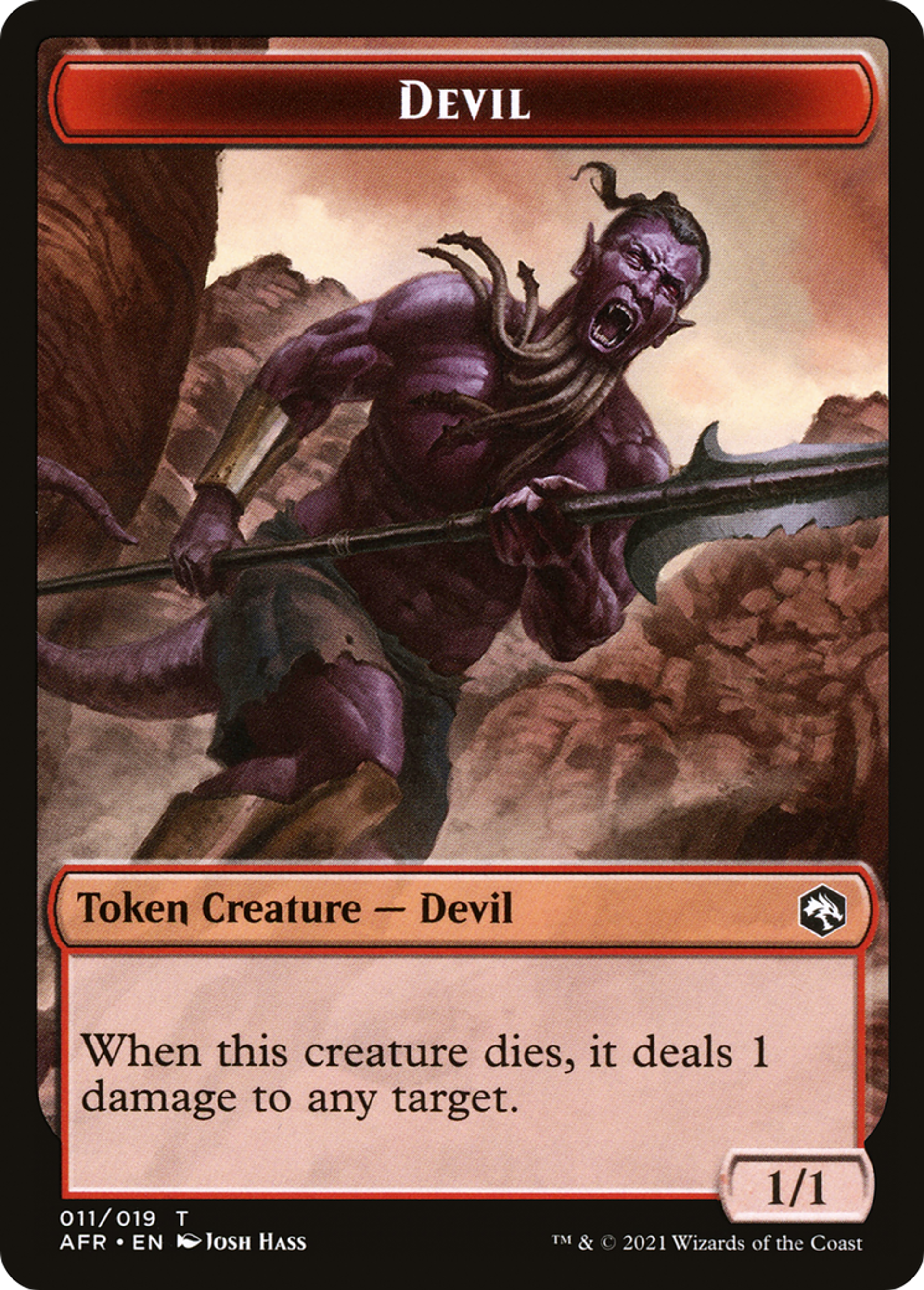 Devil — Adventures in the Forgotten Realms — Magic: The Gathering