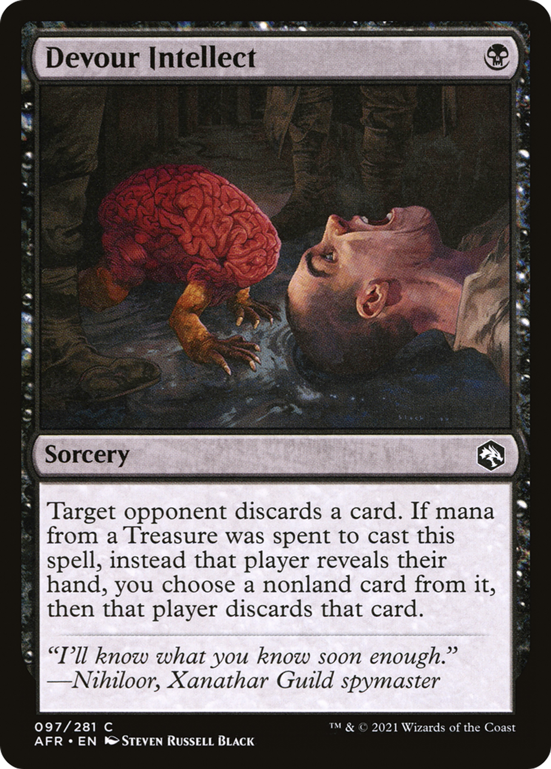 Devour Intellect — Adventures in the Forgotten Realms — Magic: The Gathering