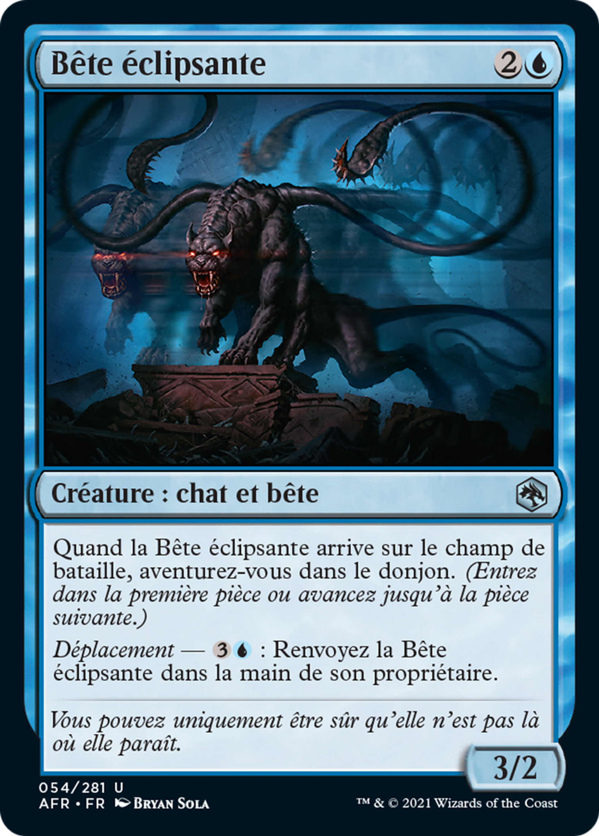 Bête éclipsante — Adventures in the Forgotten Realms — Magic: The Gathering