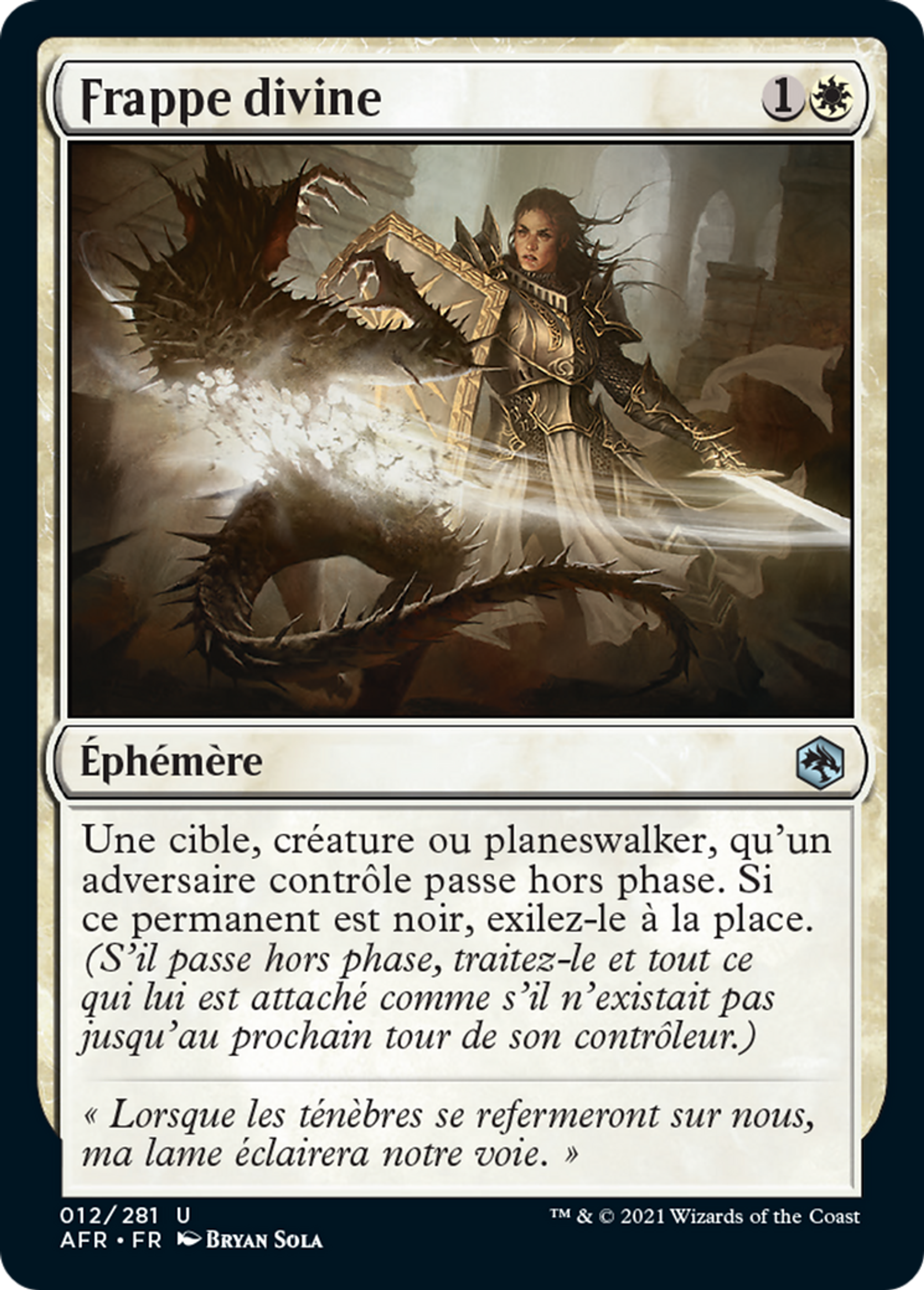 Frappe divine — Adventures in the Forgotten Realms — Magic: The Gathering