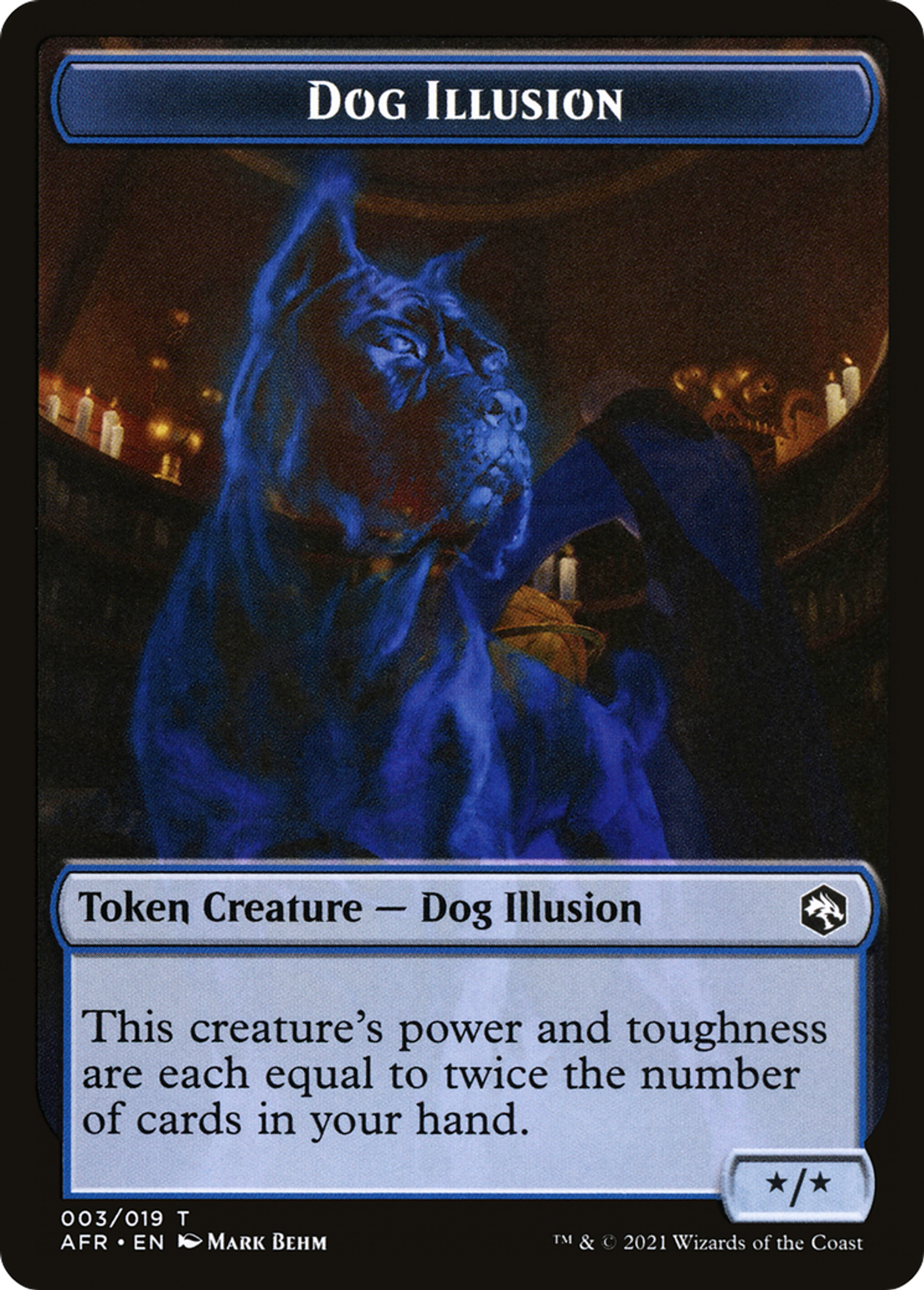 Dog Illusion — Adventures in the Forgotten Realms — Magic: The Gathering