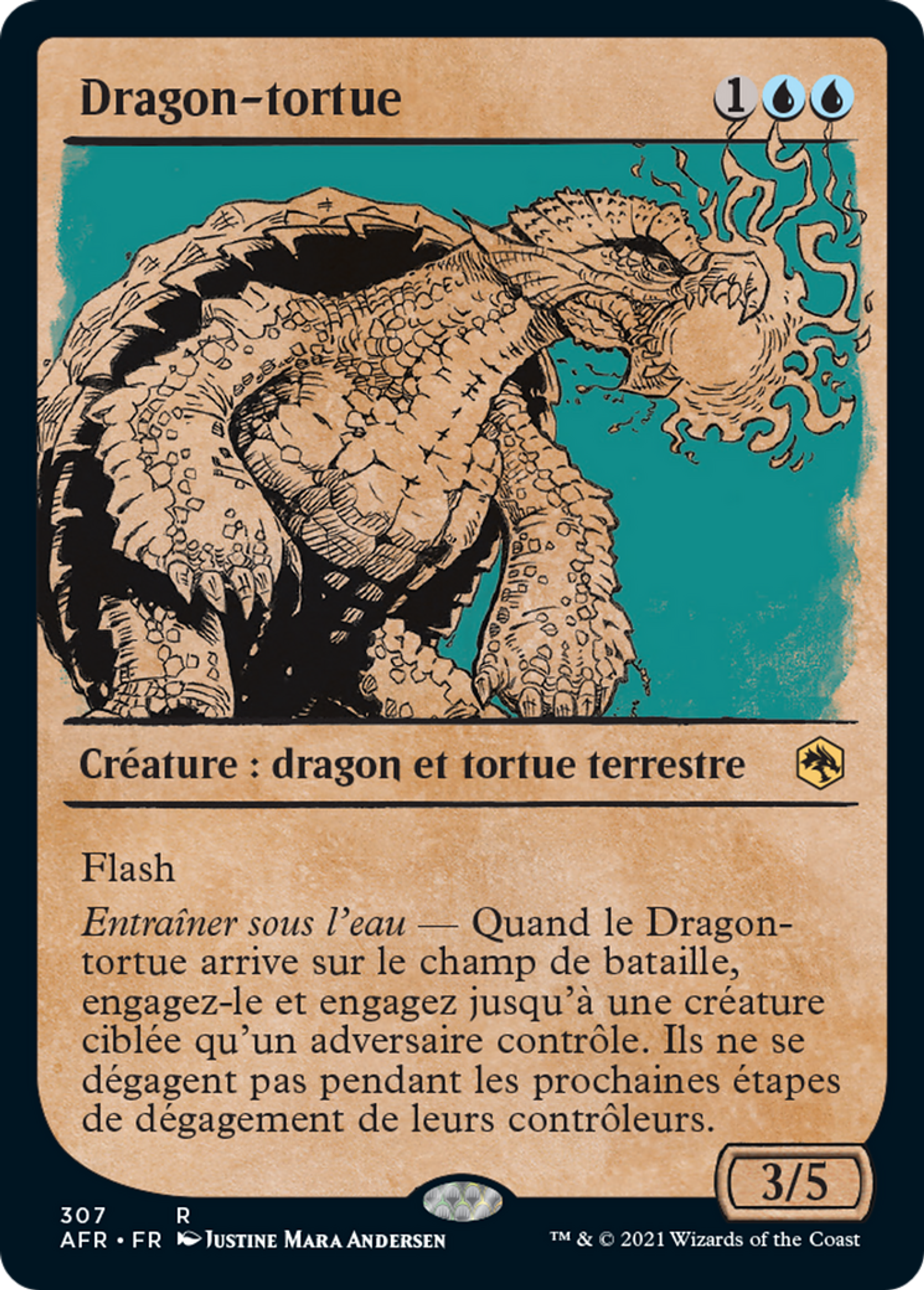 Dragon-tortue — Adventures in the Forgotten Realms — Magic: The Gathering
