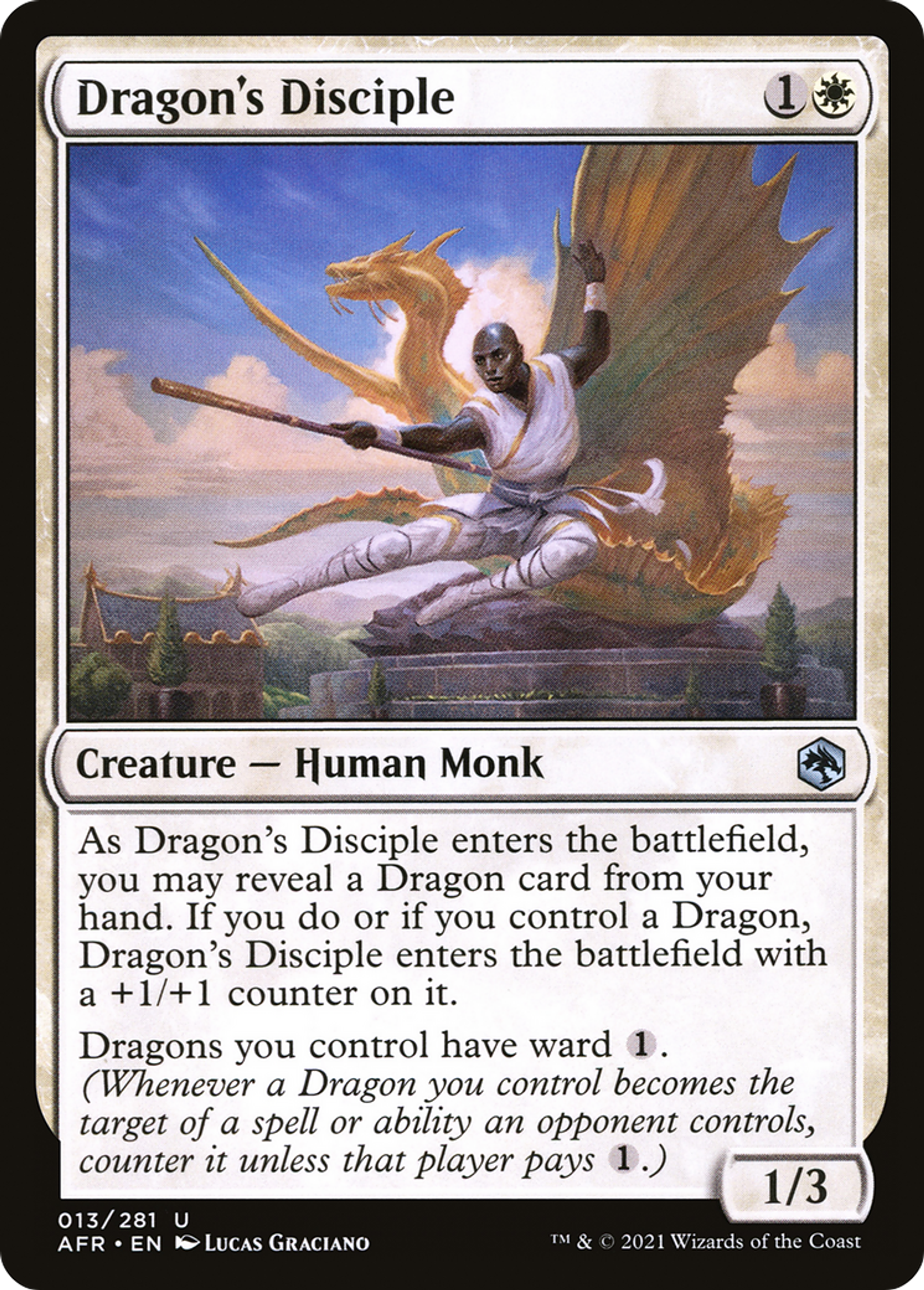 Dragon's Disciple — Adventures in the Forgotten Realms — Magic: The Gathering