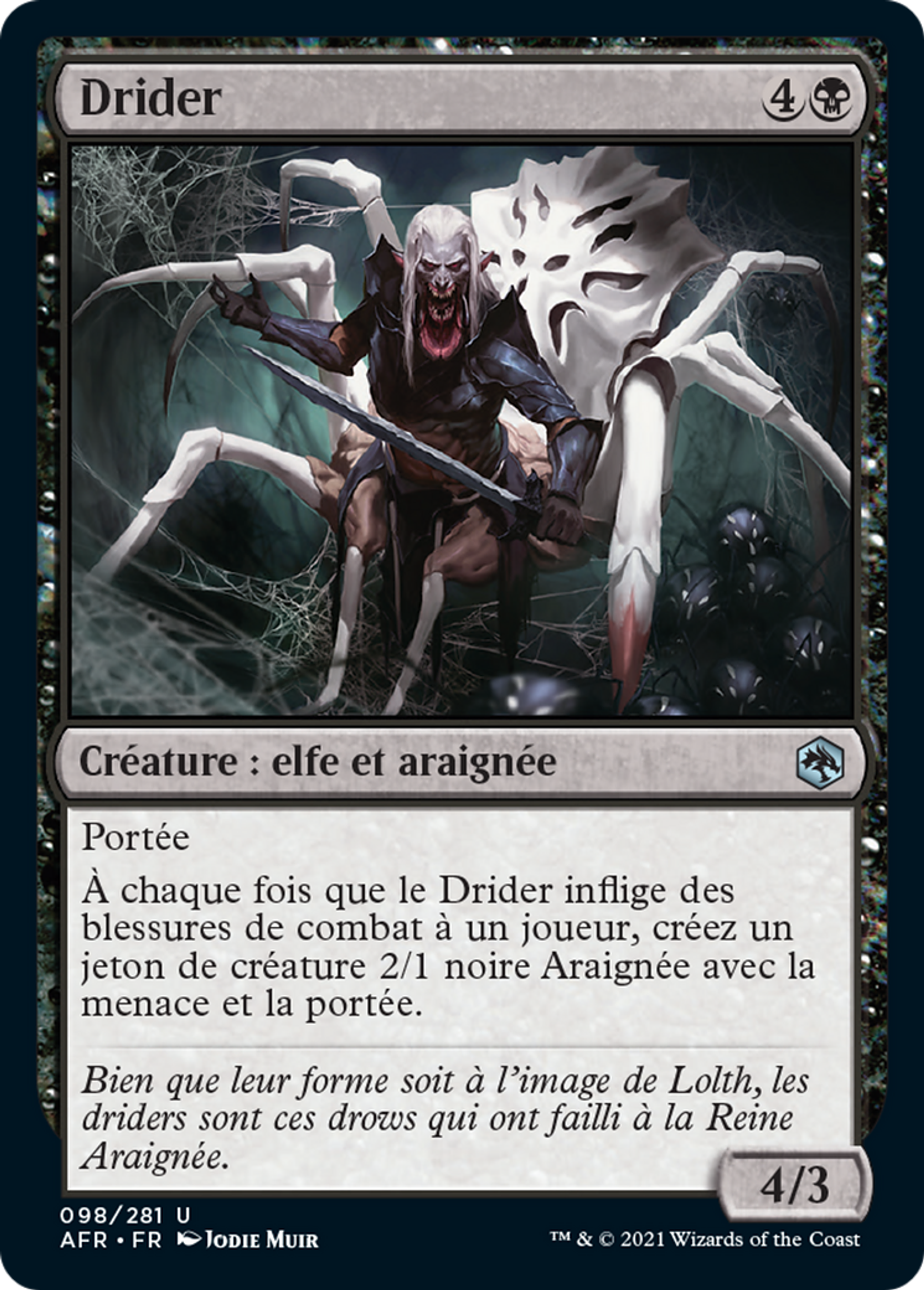 Drider — Adventures in the Forgotten Realms — Magic: The Gathering