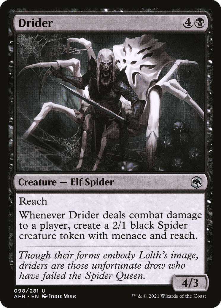Drider — Adventures in the Forgotten Realms — Magic: The Gathering