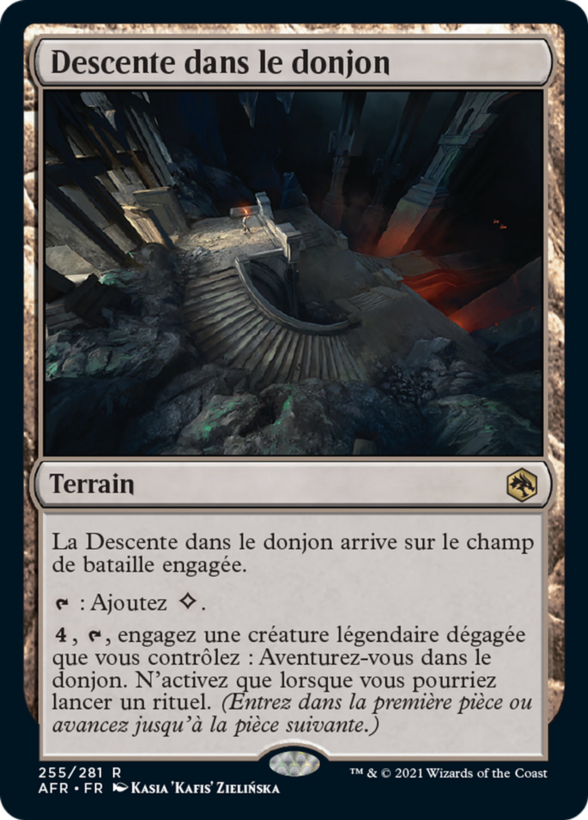 Descente dans le donjon — Adventures in the Forgotten Realms — Magic: The Gathering