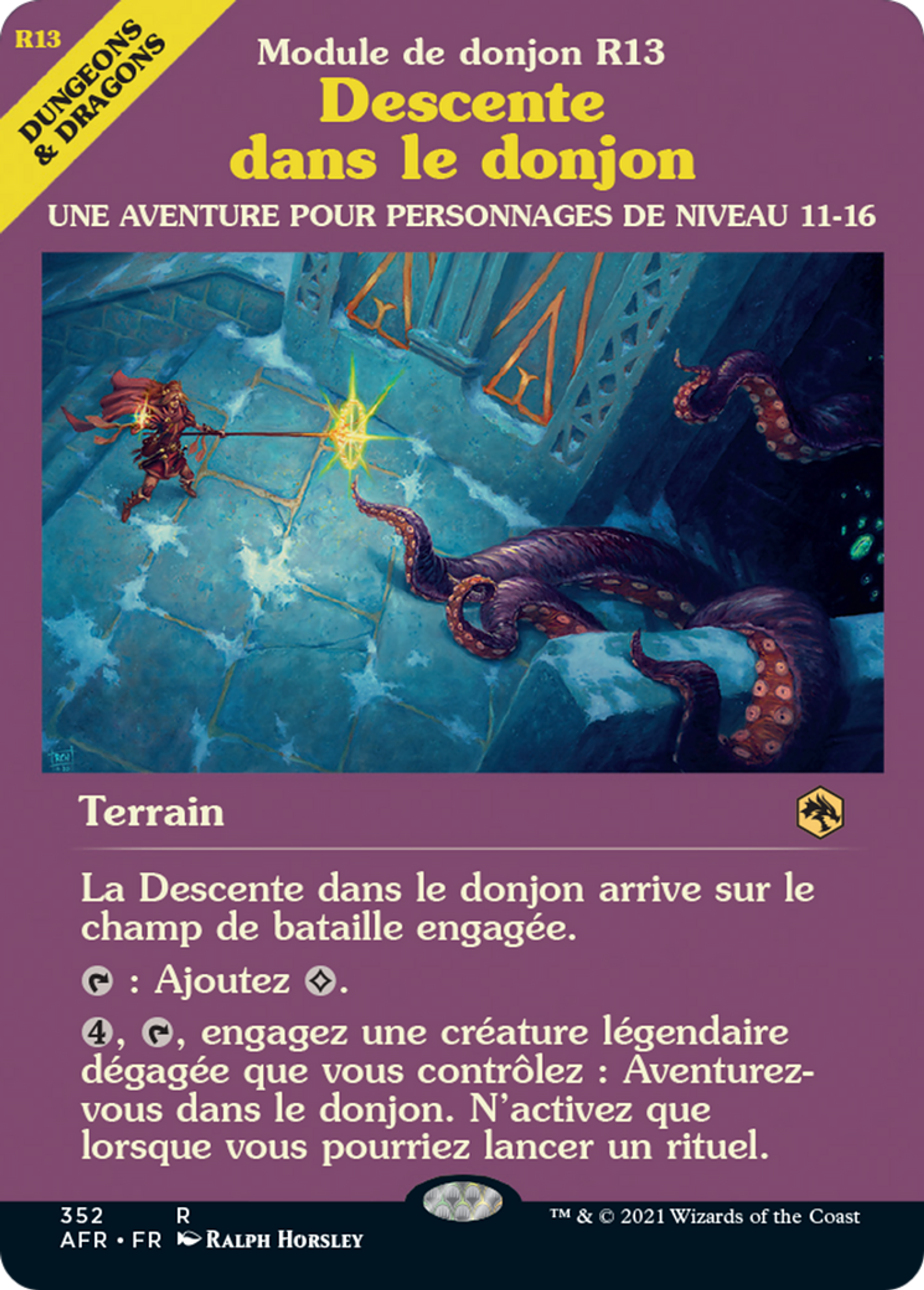 Descente dans le donjon — Adventures in the Forgotten Realms — Magic: The Gathering