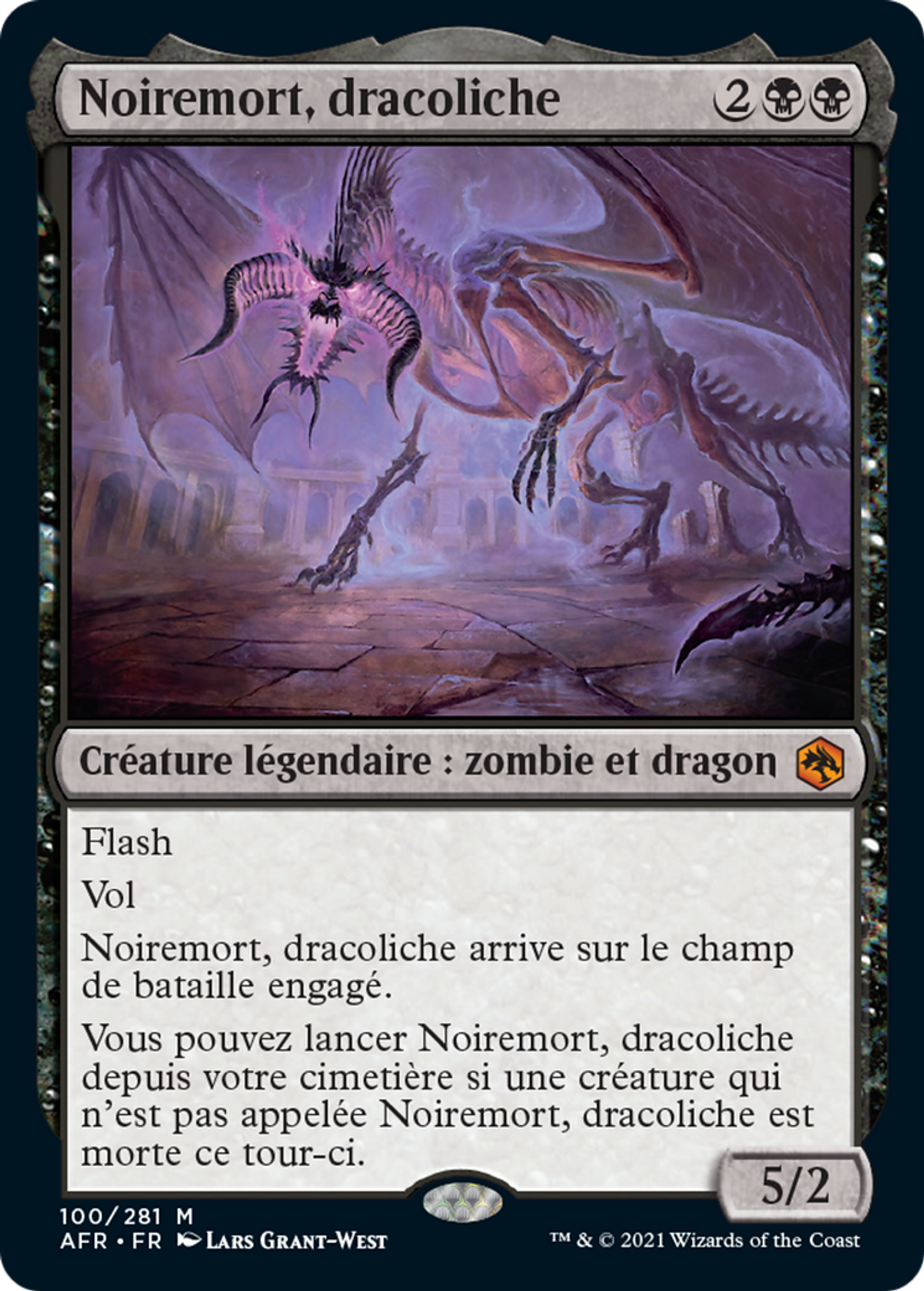Noiremort, dracoliche — Adventures in the Forgotten Realms — Magic: The Gathering
